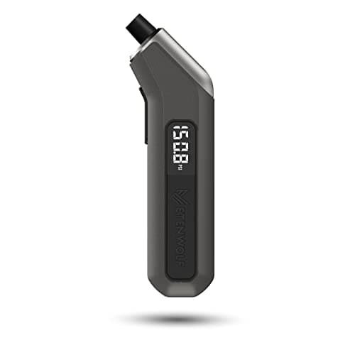 ETENWOLF T300 Digital Tire Pressure Gauge 3-200 PSI, Industrial Tire Gauge Calibrated to ANSI B40.7 Grade 2A(Plus-Minus 0.5%), Backlit LED Screen, Grey