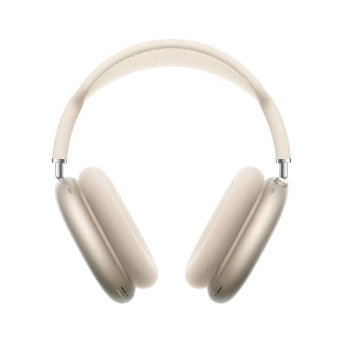 Apple AirPods Max 2 Wireless Over-Ear Headphones, Active Noise Cancellation, Adaptive Audio, Personalized Spatial Audio, Live Translation, Bluetooth Headphones for iPhone – Starlight
