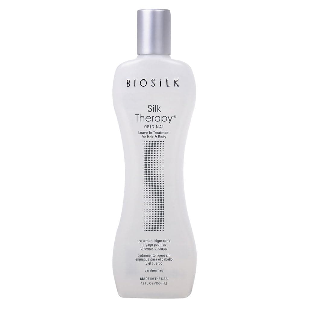BioSilk Silk Therapy Original, Leave-In Hair Treatment, 12 Oz | Reconstructs & Adds Shine, Smooths & Prevents Split Ends, Sulfate-Free, Paraben-Free, Cruelty-Free