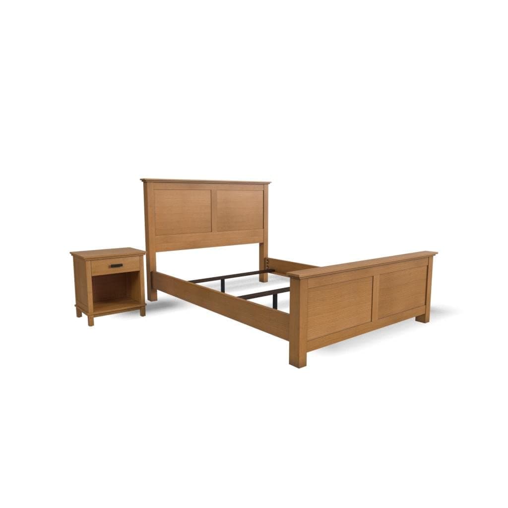 Homestyles Oak Park Queen Bed and Nightstand
