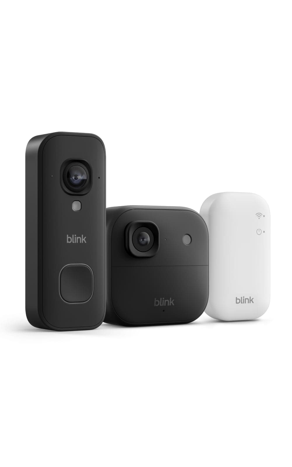 Blink Wired Doorbell 2K+ (all-new) and Outdoor 2K+ (newest model) — 2K video, enhanced audio. Sync Module Core included (Black)