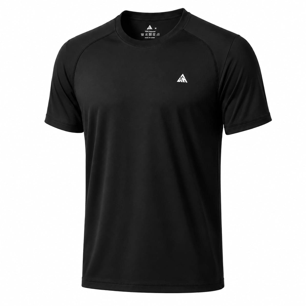ZITY Men's Athletic Workout Shirt Short Sleeve Quick Dry Swim Shirts UPF 50+ Fishing Rash Guard T-Shirts
