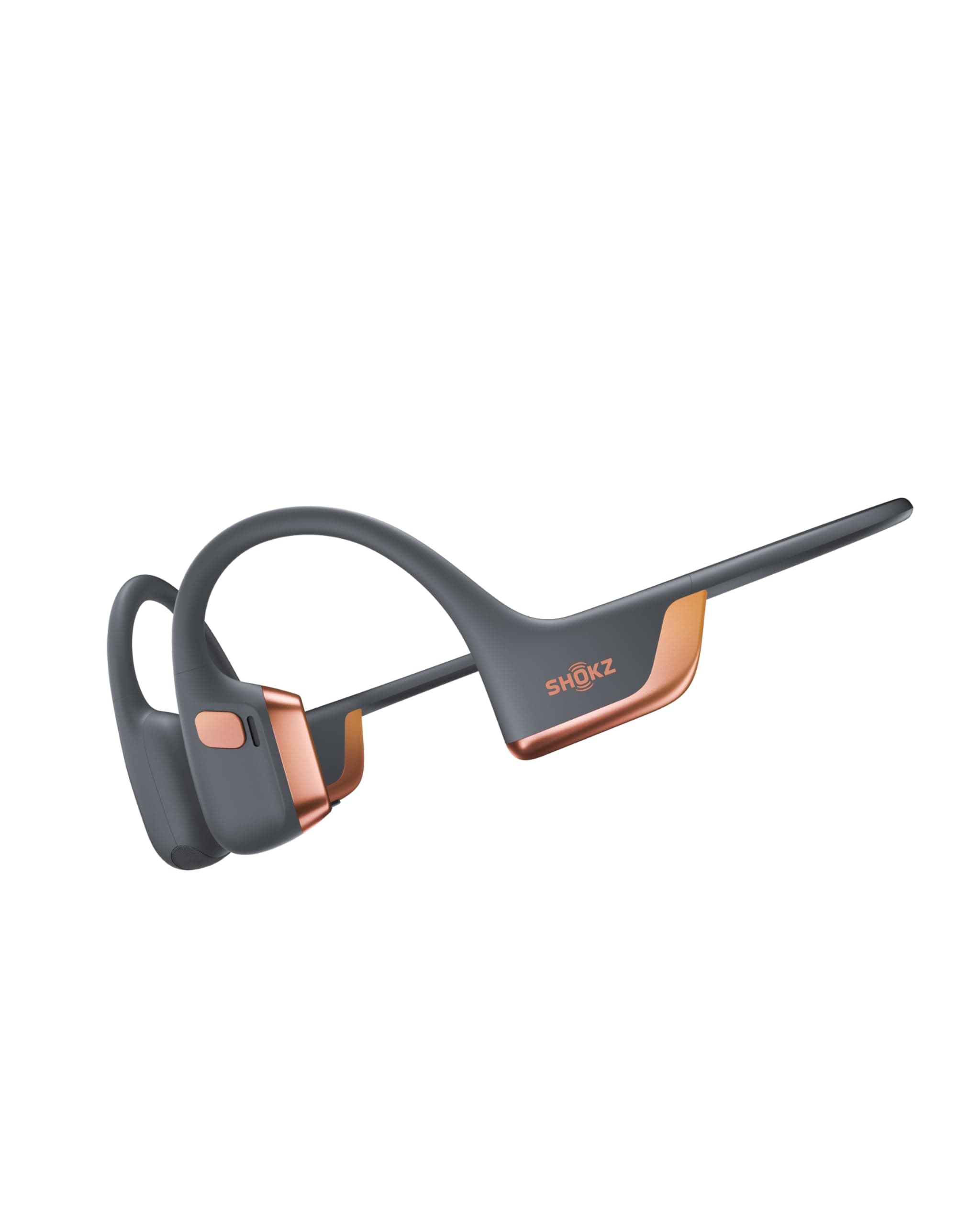 SHOKZ OpenRun Pro 2 Bone Conduction Headphone, Rose Gold | Amazon Exclusive Color; DualPitch premium sound；Smart Mic; IP55; 12H battery; Running/Cycling/Hiking