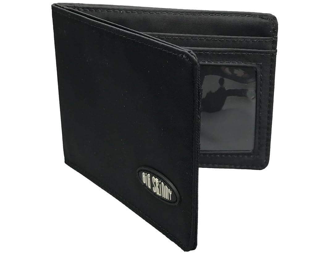 Big Skinny Men's Bifold Slim Wallet, holds up to 25 Cards