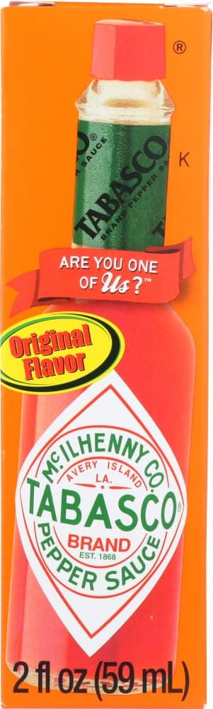 Tabasco Pepper Sauce, Original Flavor, 2-Ounce Bottles (Pack of 24)