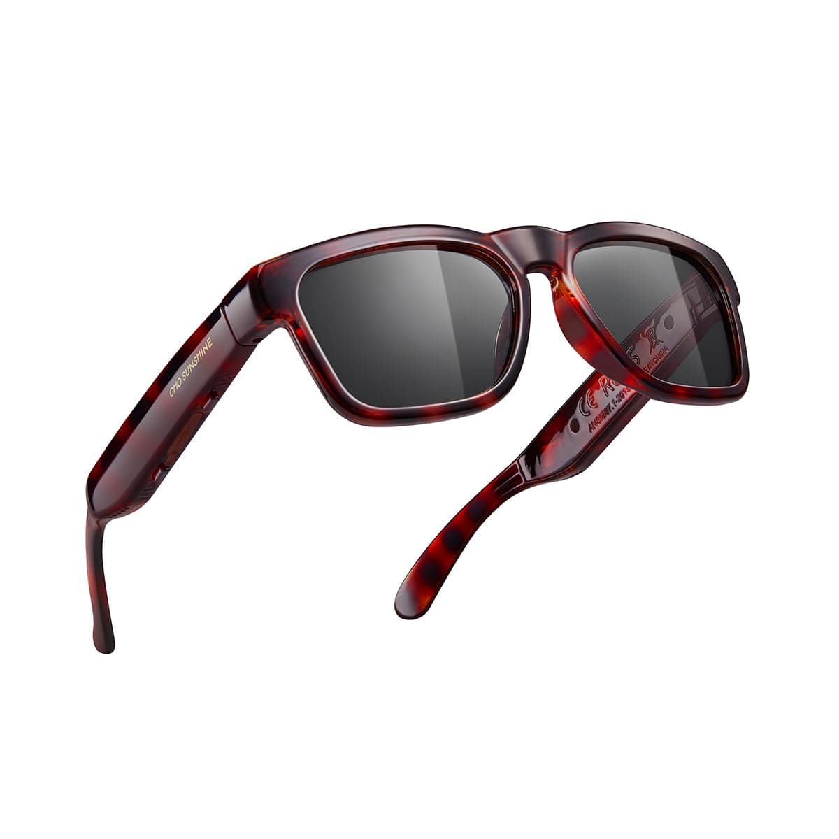 OhO sunshine Bluetooth Audio Sunglasses, Lightweight Open Ear Sport Glasses, 10H Playtime, Water Resistant with Voice Control