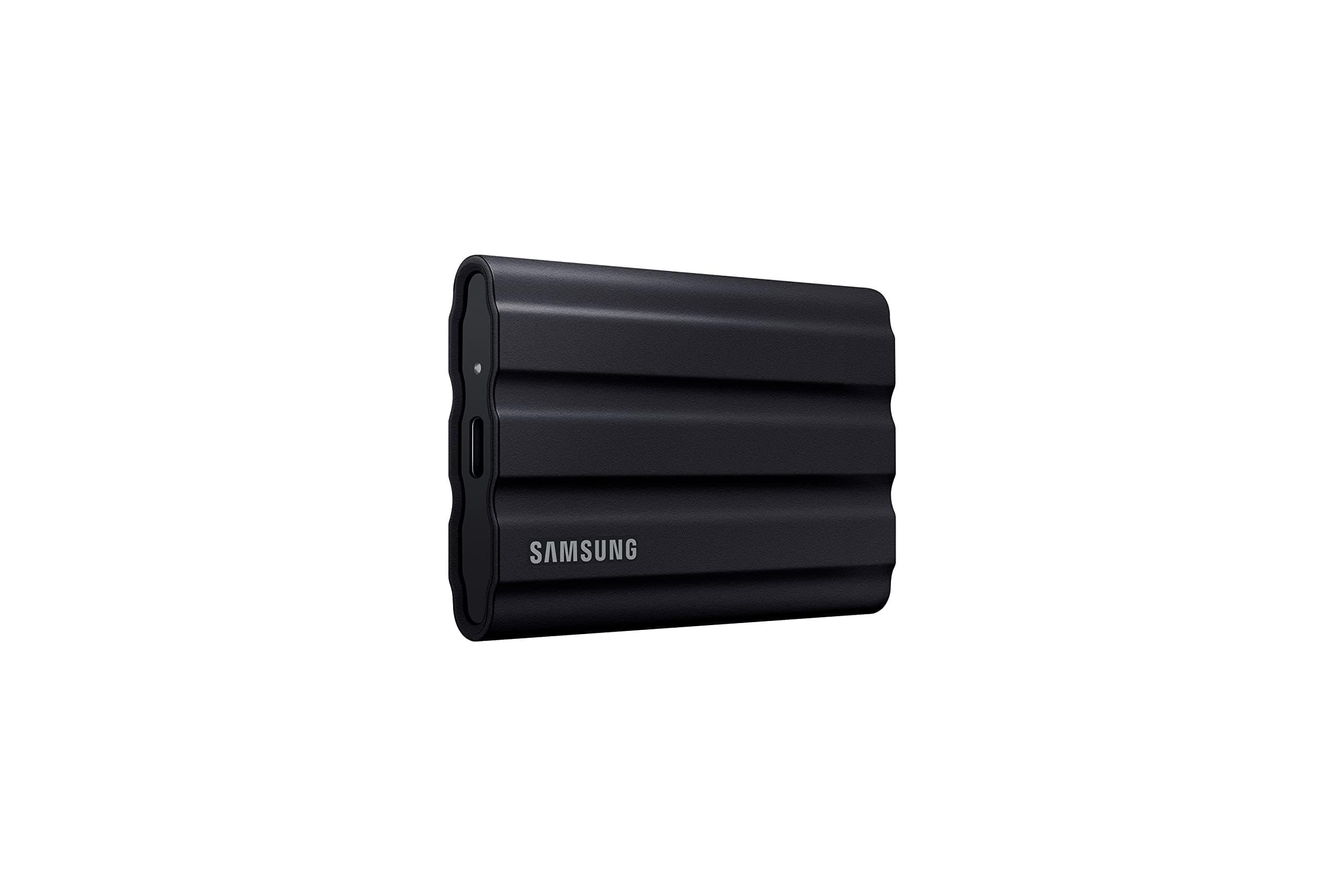 Samsung T7 Shield Portable SSD 1TB, USB 3.2 Gen 2, Up to 1,050 MB/s | Rugged, IP65 Water Resistant, External Solid State Drive for Photographers, Content Creators and Gaming (MU-PE1T0S/AM), Black
