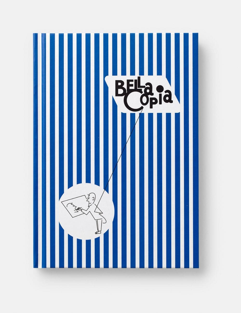 Bella Copia Blue Midsized Blank Notebook