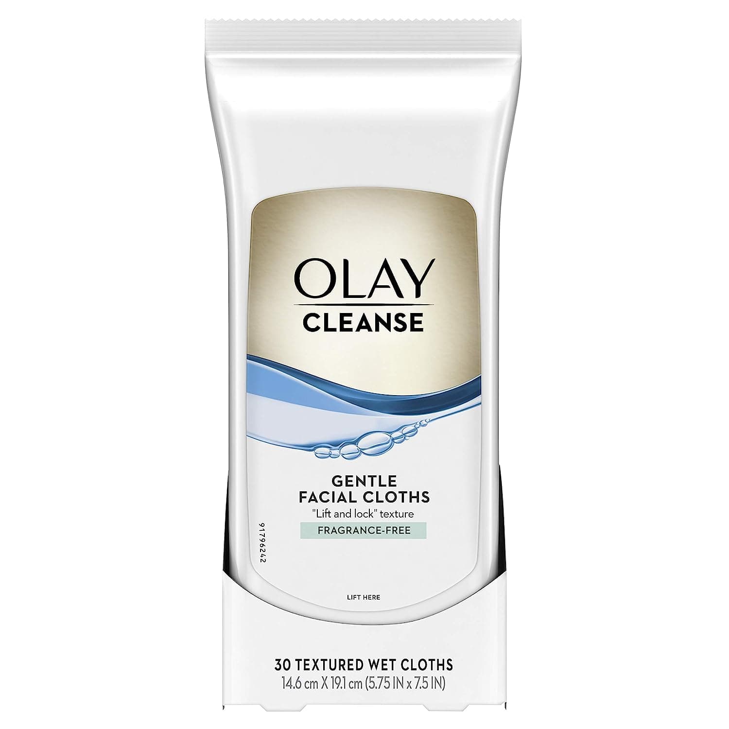 Olay Cleanse Gentle Facial Cloths, Fragrance Free, 30 count - Packaging may vary