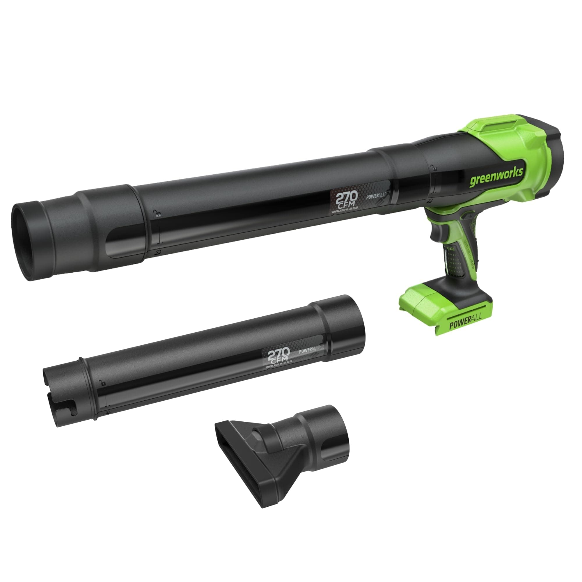 Greenworks 24V Handheld Leaf Blower, 270 CFM, Tool Only