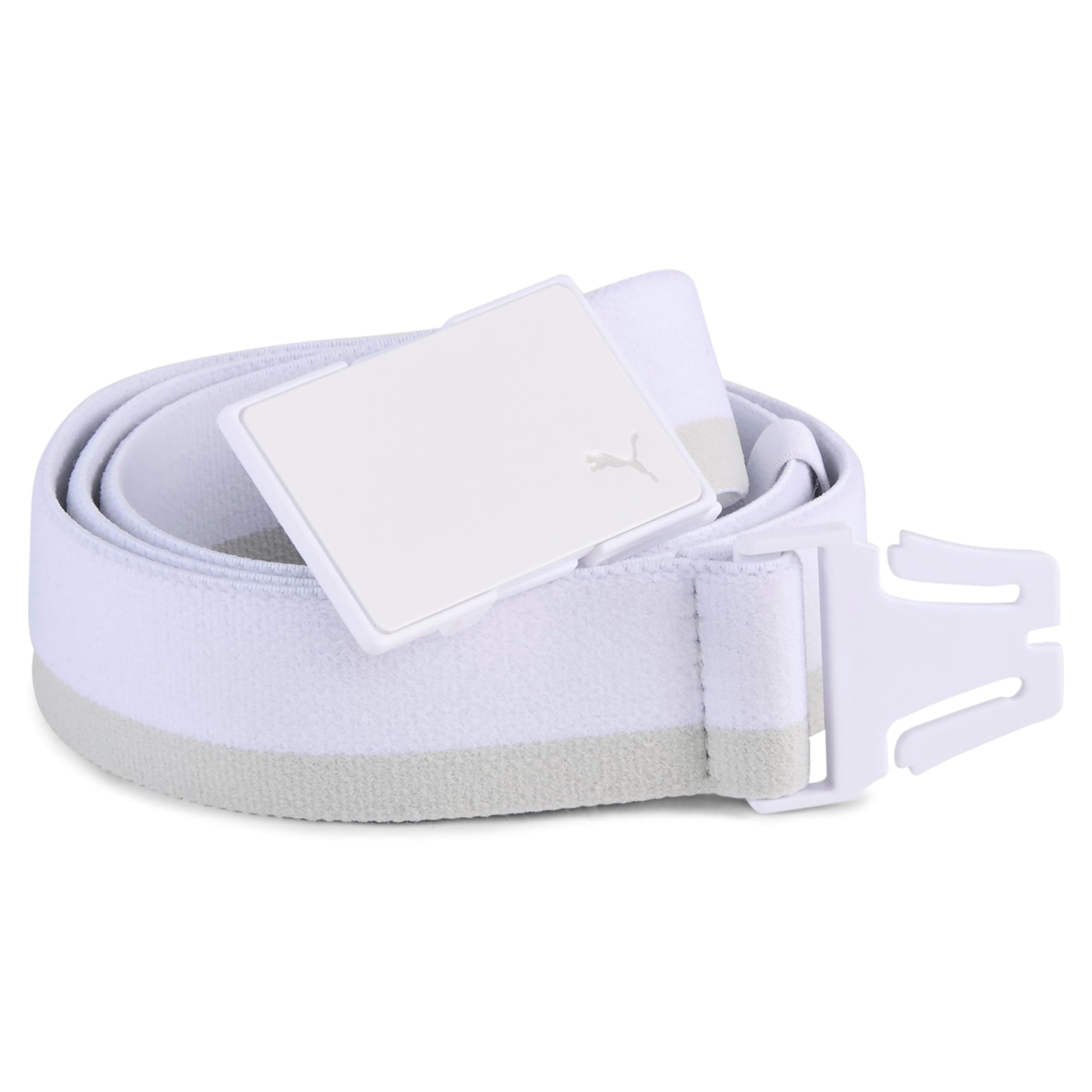 PUMA Ultralite Stretch Men's Golf Belt 2.0, White Glow, One Size