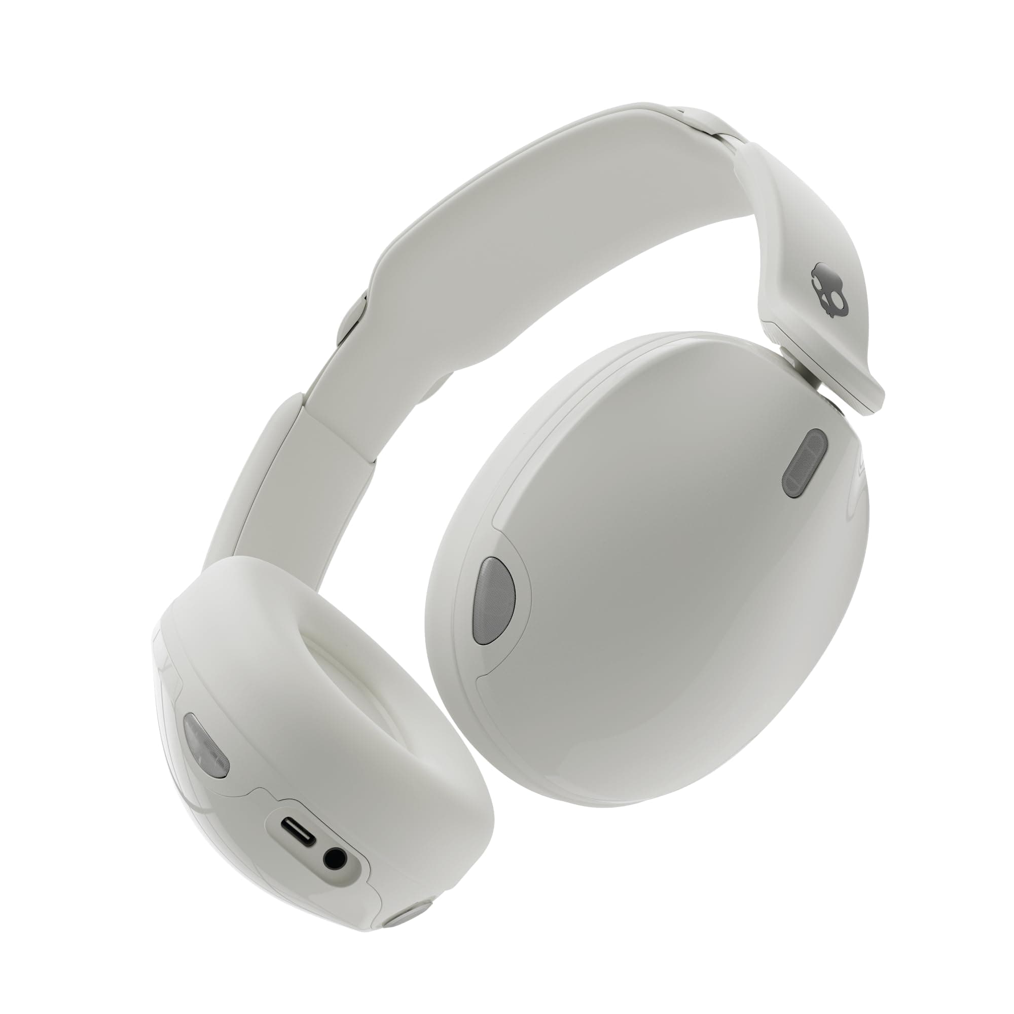 Skullcandy Hesh 540 ANC Noise Cancelling Wireless Headphones - Bone | THX Spatial Audio, Noise Cancellation, Customized Sound, 65 Hours Battery, Microphone, Foldable, Travel, Studying, Gym