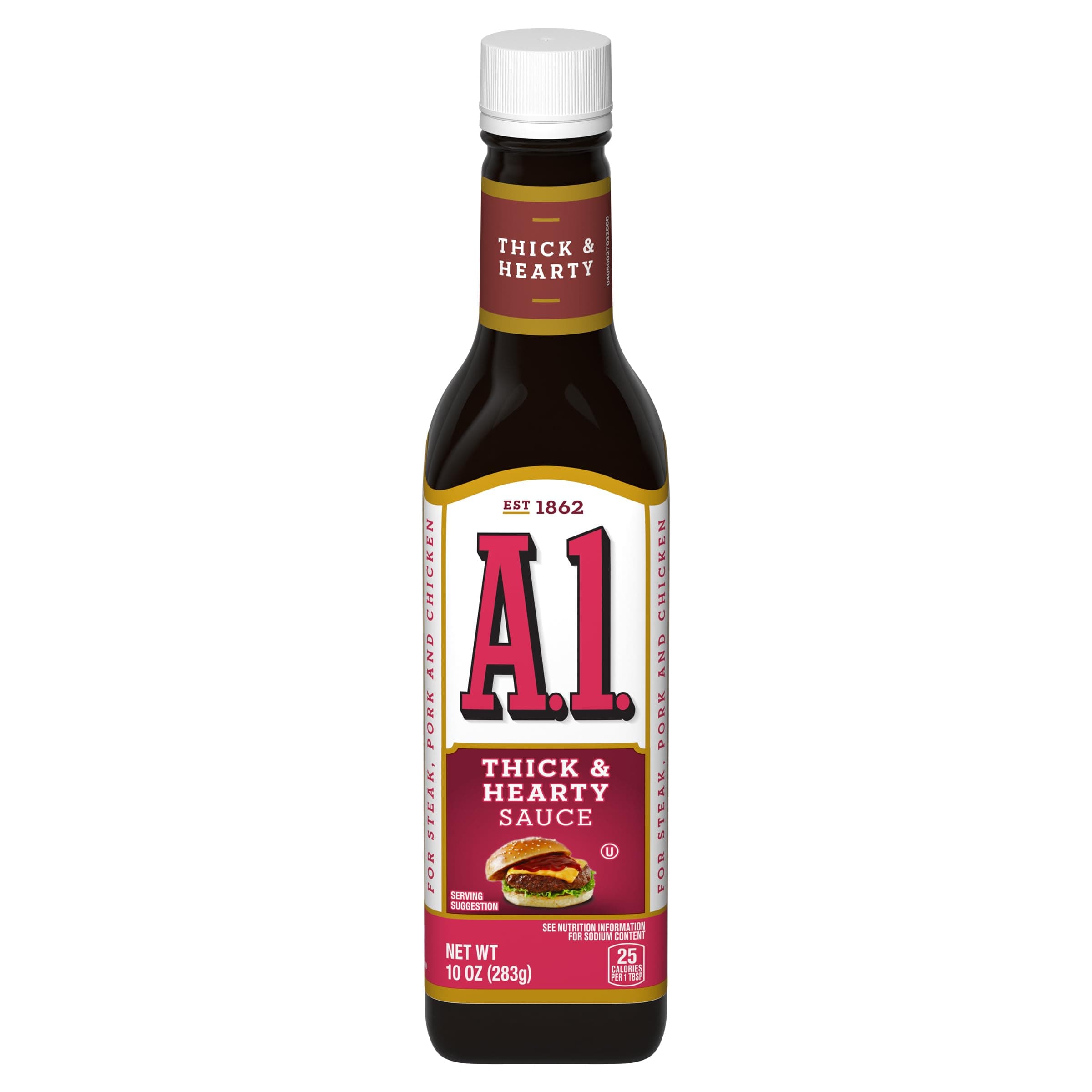 A1 Thick & Hearty Steak Sauce 10 oz (Pack of 3)