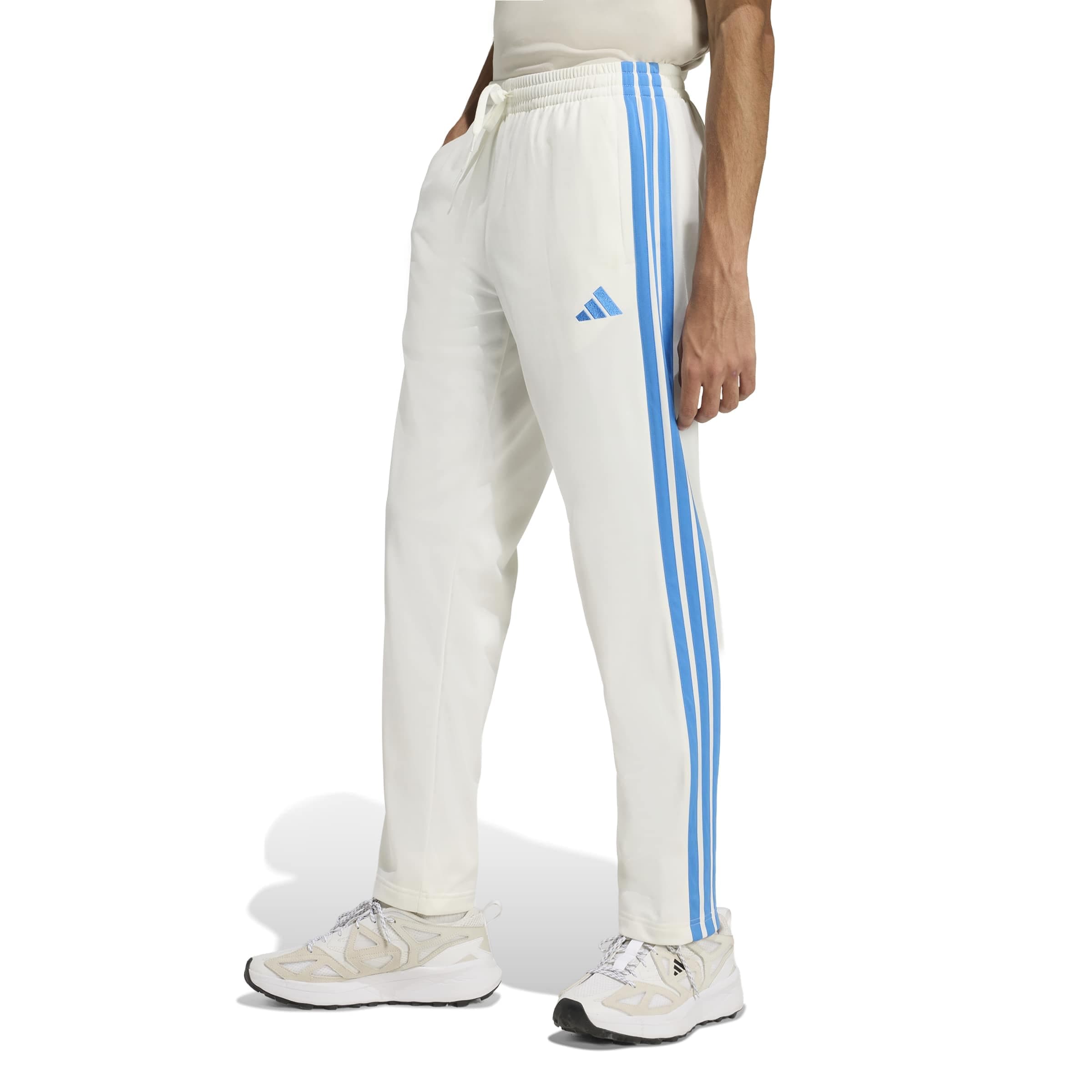 adidas Mens Dayready Open Hem Tracksuit Bottoms Casual - Black | Regular Fit, Drawstring Waist, Front Pockets, 100% Recycled Materials, For Everyday Wear