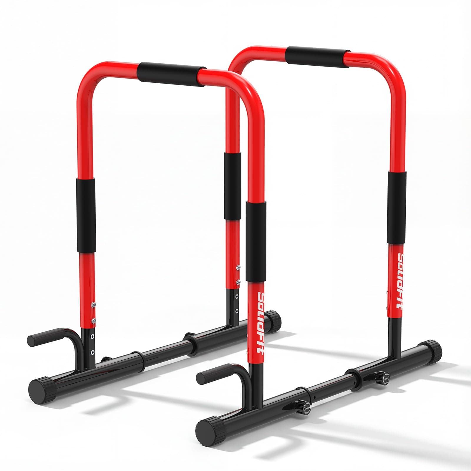 Dip Bar station & Push Up Bar for Home Calisthenics Equipment 420LB | Adjustable Dip Bars Heavy Duty Parallettes & Parallel Bars with Soft High Density Foam Handles Upper Body Workout Equipment