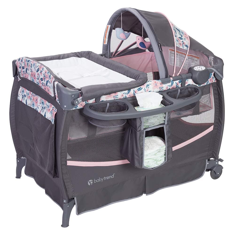 Baby Trend Deluxe II Nursery Center, Bluebell, 41x47x22 Inch (Pack of 1)
