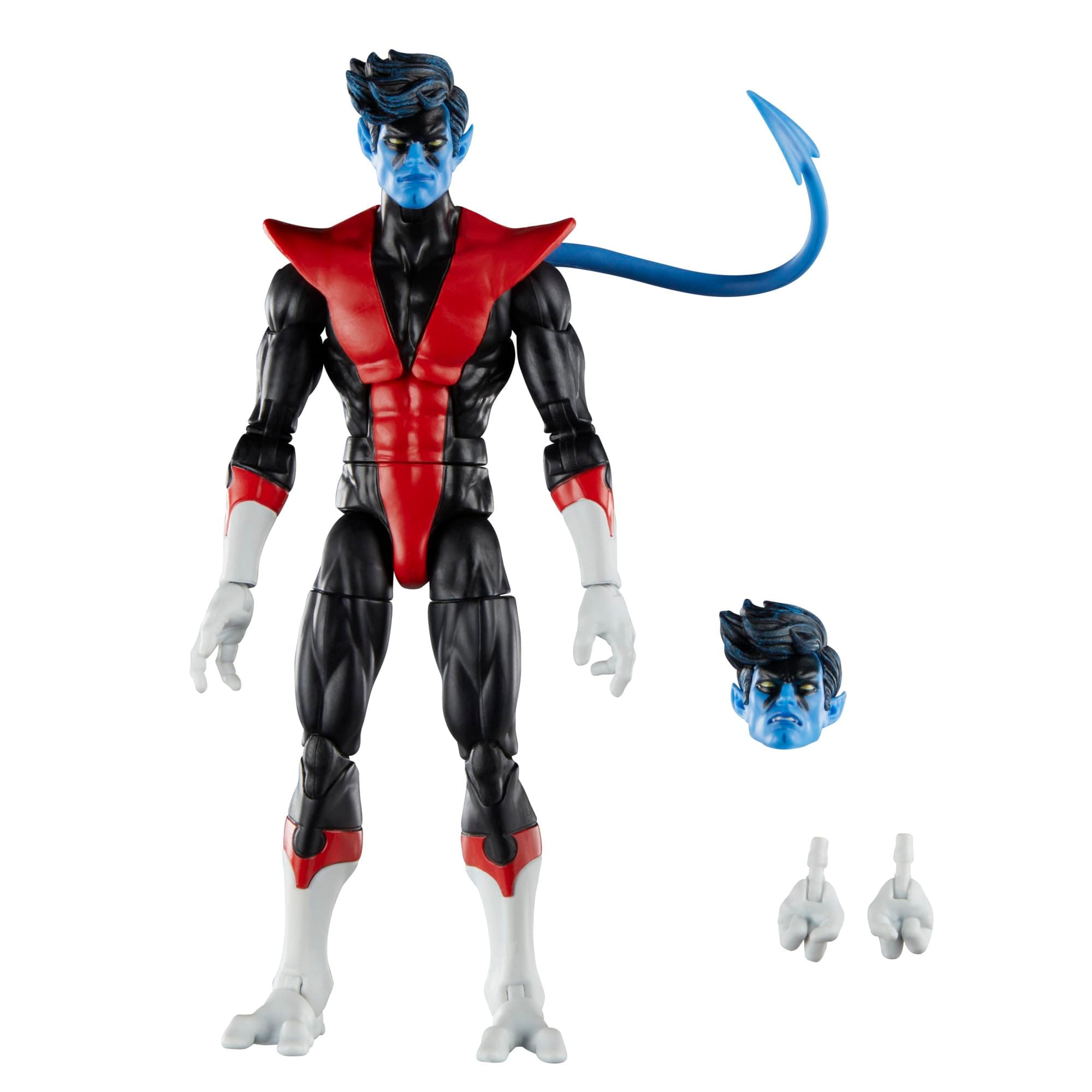 Marvel Legends Series Nightcrawler, X-Men ‘97 Collectible 6-Inch Action Figure | Marvel Legends Retro 6 Inch Action Figure X-Men '97 Wave 2 - Nightcrawler