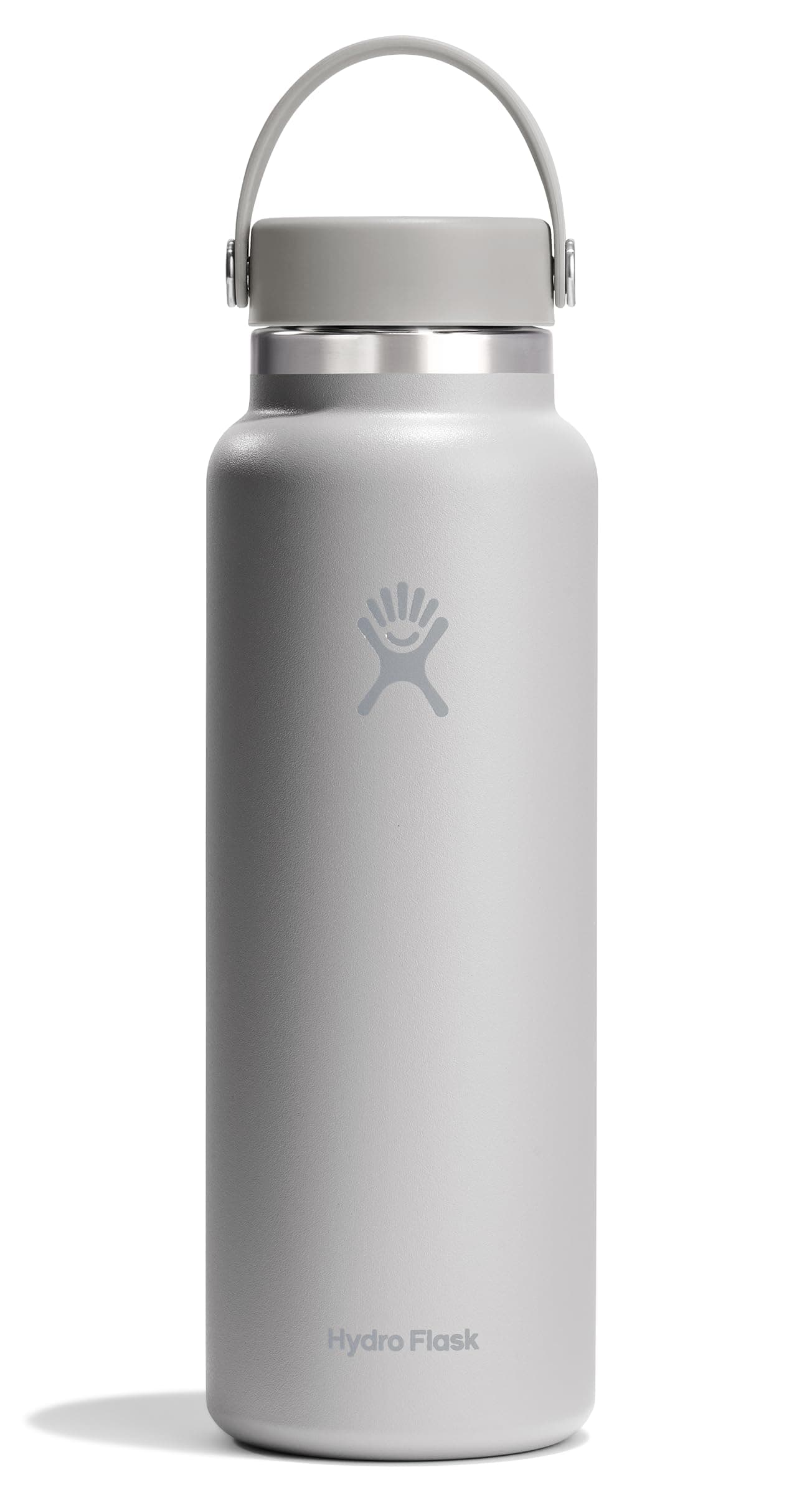 Hydro Flask Water Bottle - Insulated Stainless Steel - Wide Mouth Flex Lid, Non Spill, Leakproof and Refillable in 40 Oz