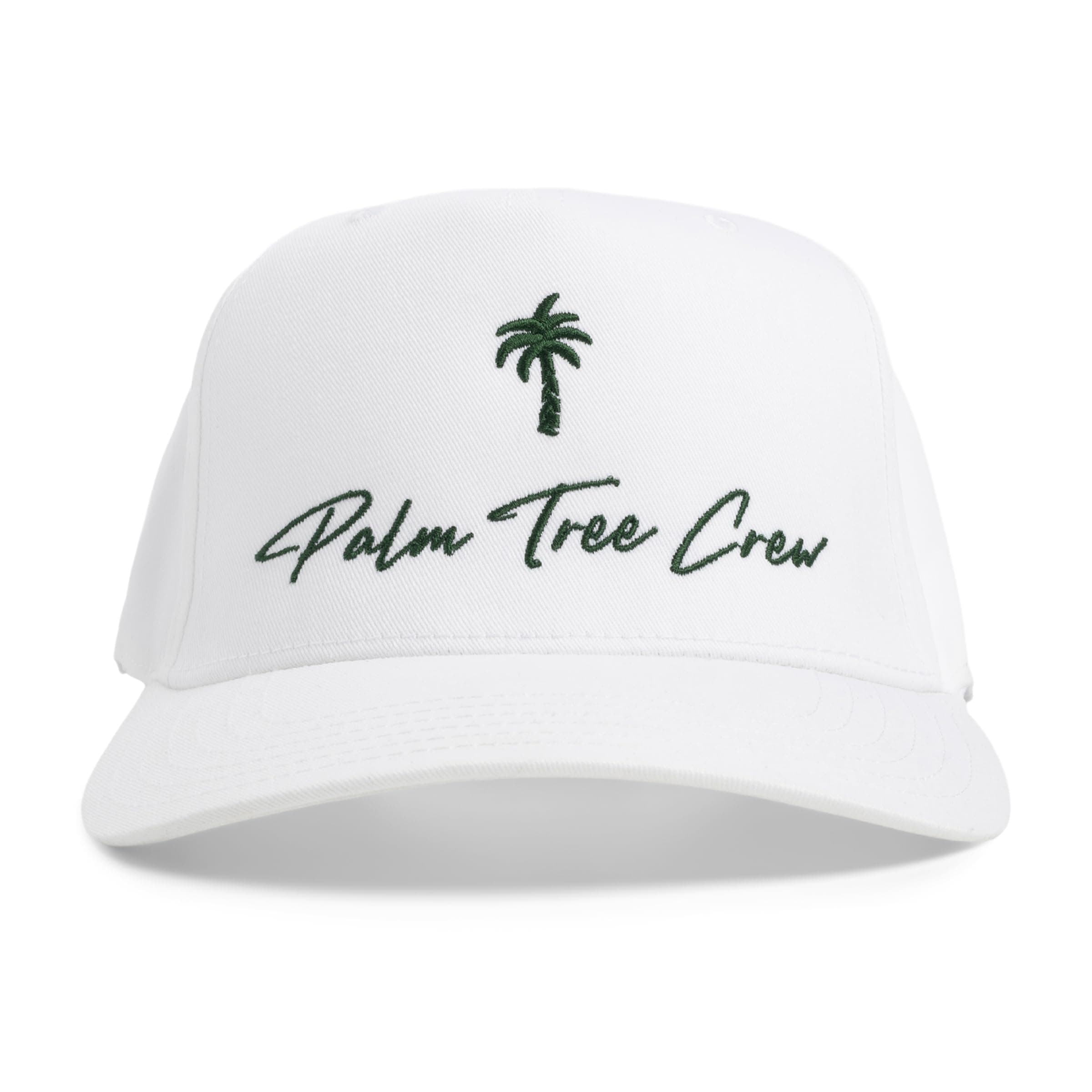 Palm Tree Crew Men's Adjustable Snapback Embroidered Logo Crew Hat