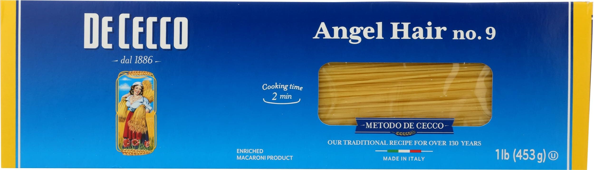 De Cecco, Angel Hair 16 oz (Pack of 20)