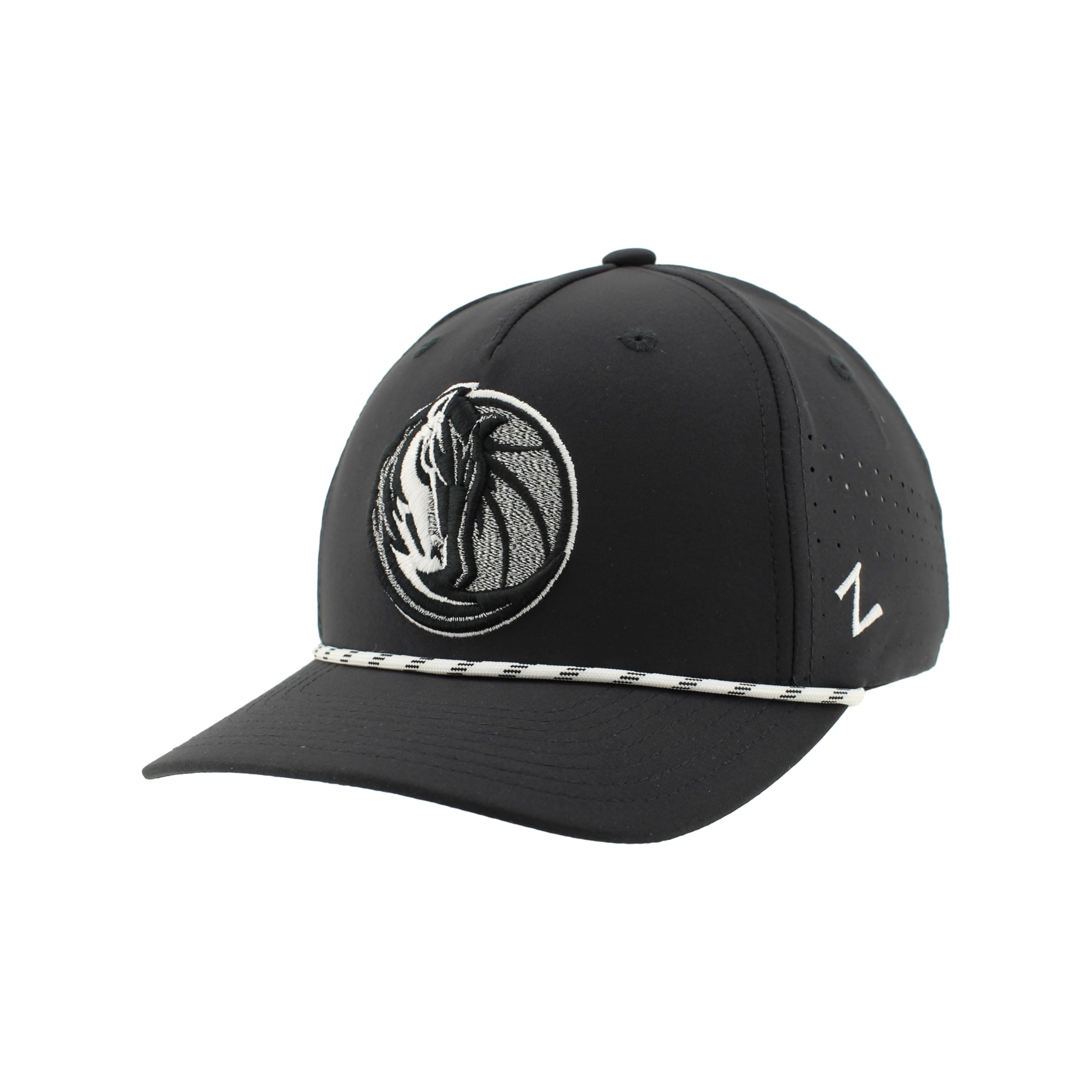 ZHATS NBA Unisex-Adult NBA Officially Licensed Rope Hat Snapback Performance Black