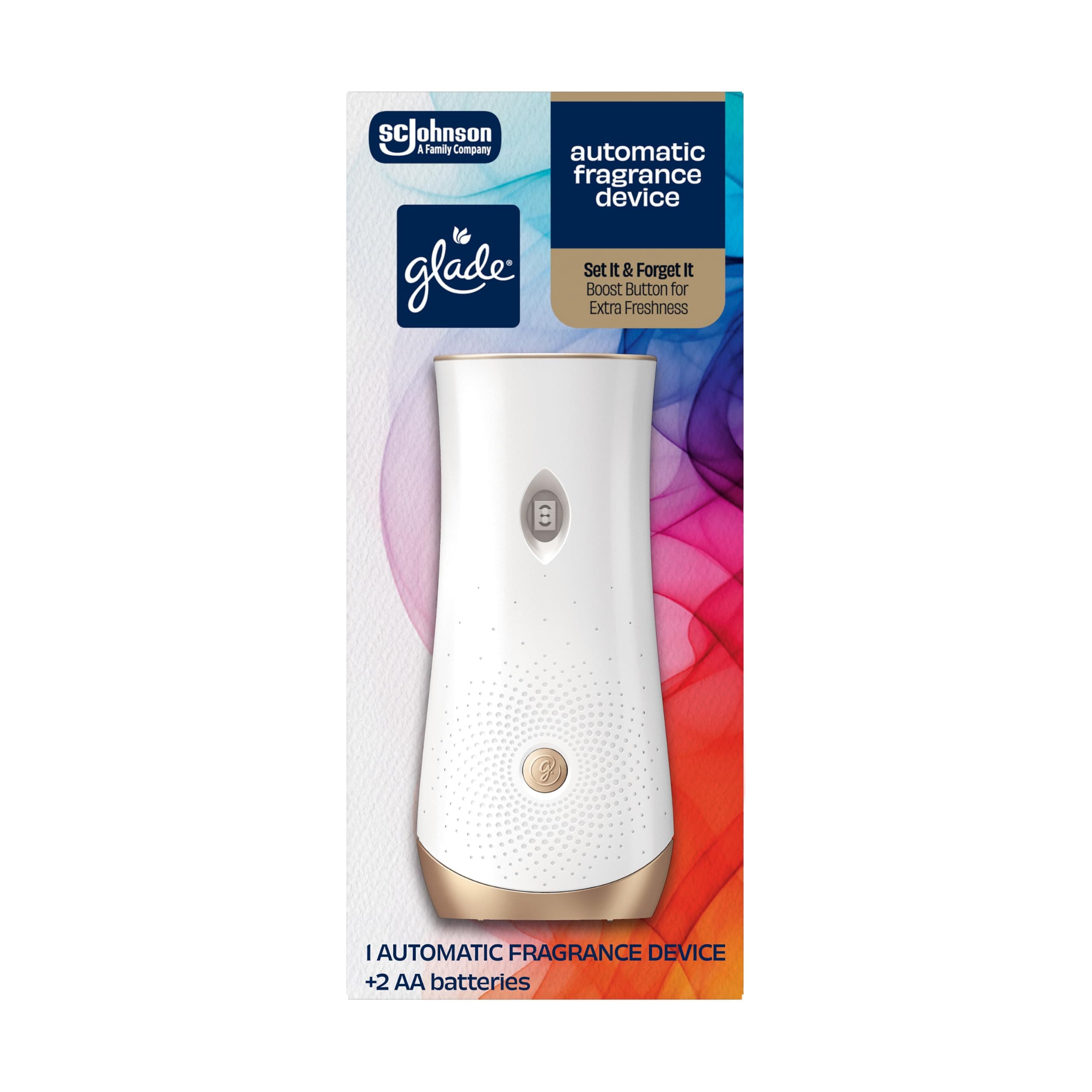 Glade Automatic Air Freshener Spray Holder, For Home and Bathroom, 1 Count