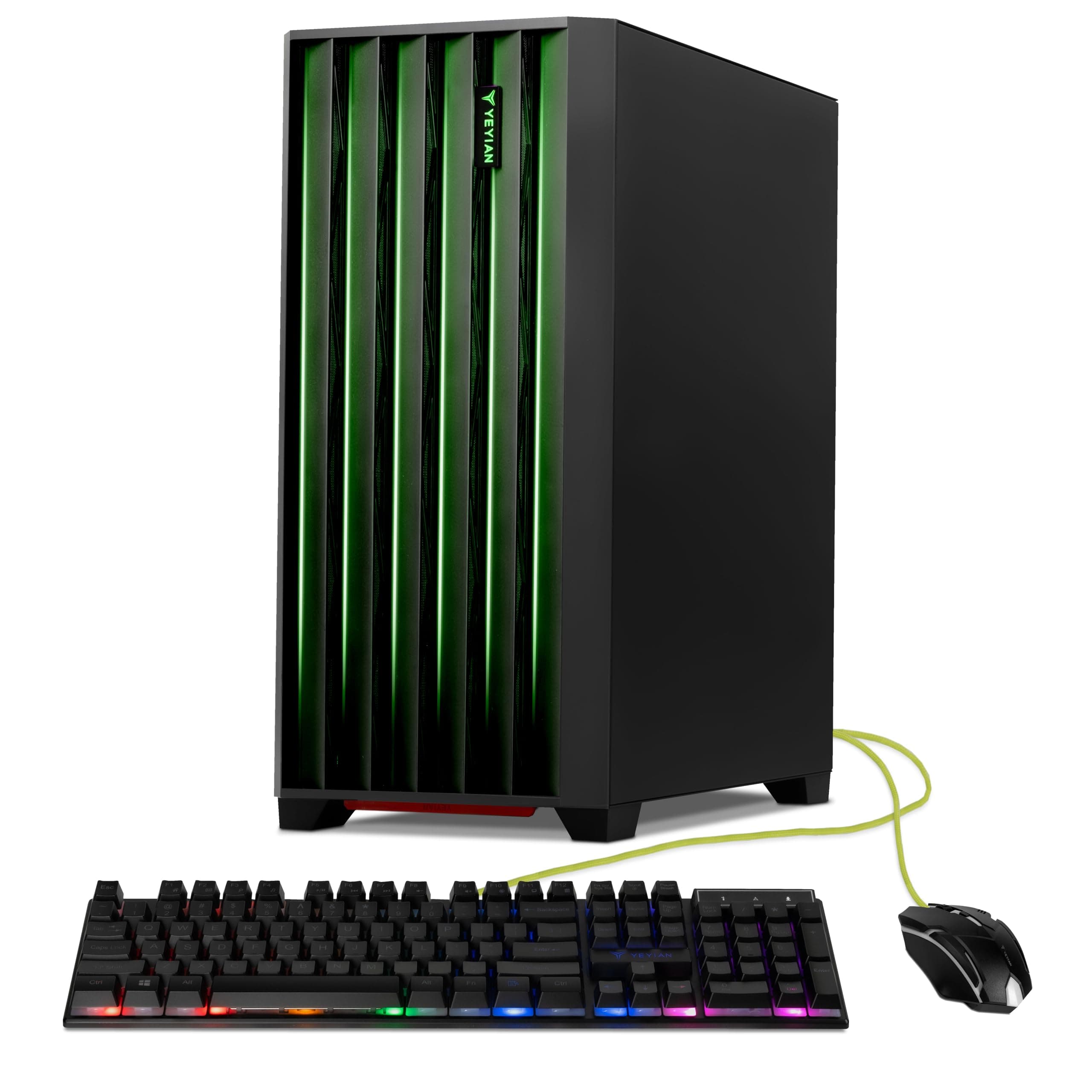 YEYIAN Phoenix Mesh Gaming PC – Intel Core Ultra 5 225F, GeForce RTX 5060, 32GB DDR5, 1TB SSD – AI‑Ready Desktop Tower with High‑Performance Air Cooling – SKU YPI‑PM225FC‑5601B