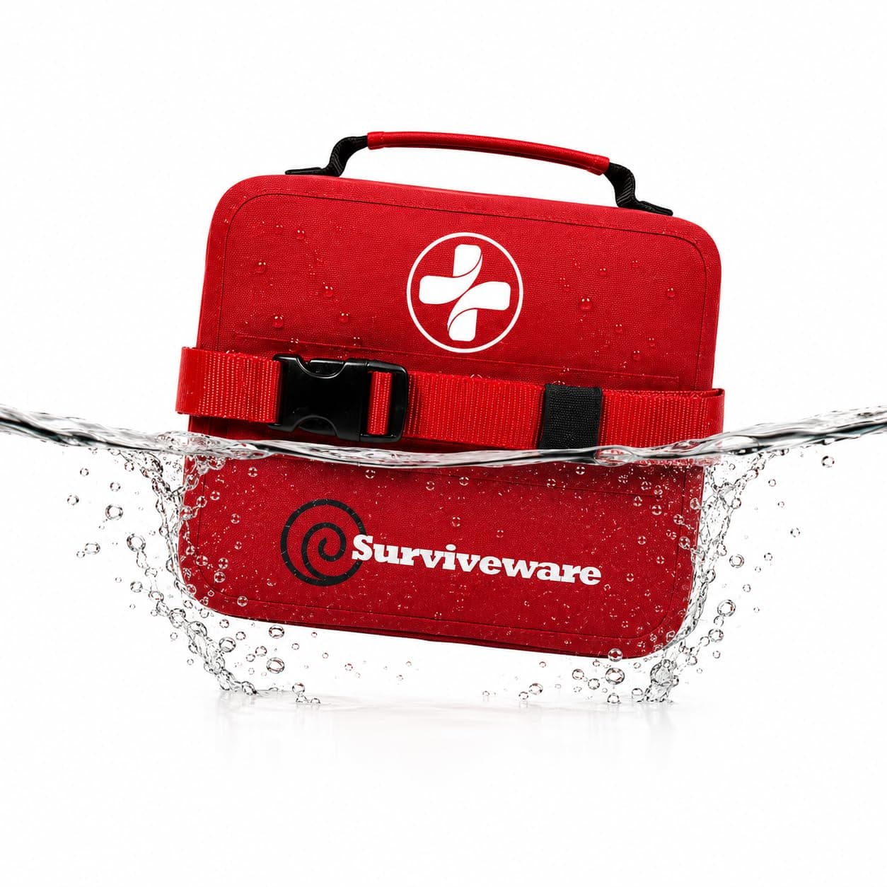 Surviveware Comprehensive Waterproof Premium Survival First Aid Kit | 184 Pcs Comprehensive Emergency Preparedness Gear for Camping, Hiking, Backpacking, and Outdoor Adventures