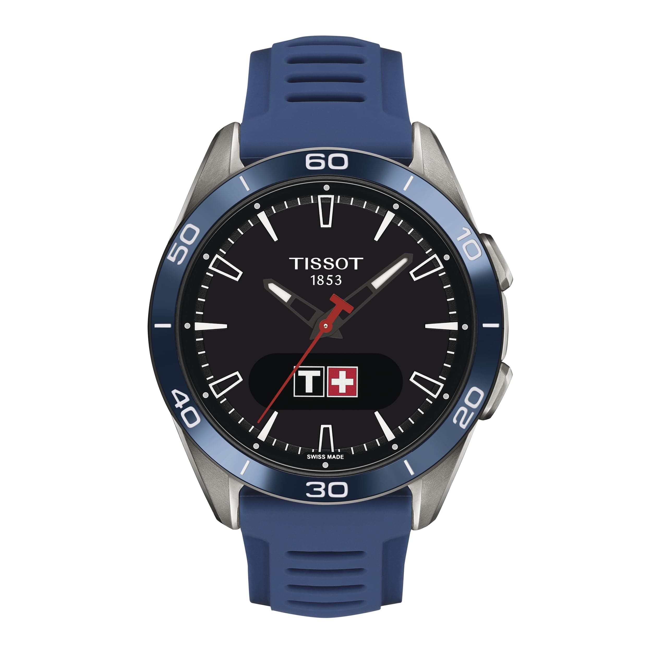 Tissot T-Touch Connect Sport, Swiss Quartz Solar Tactile, 43mm, Black Dial, Unisex Watch