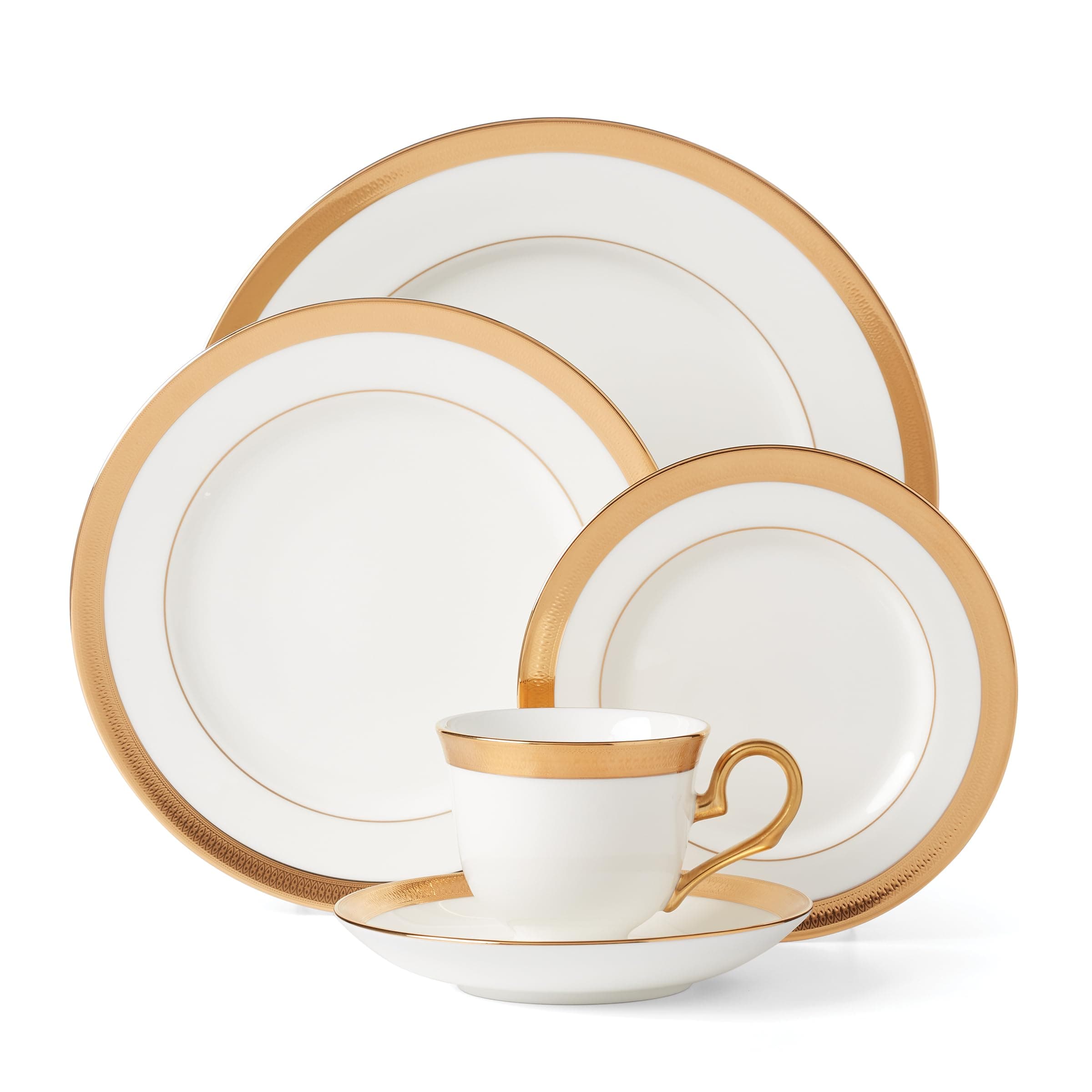 Lenox 896133 Lowell White 5-Piece Place Setting