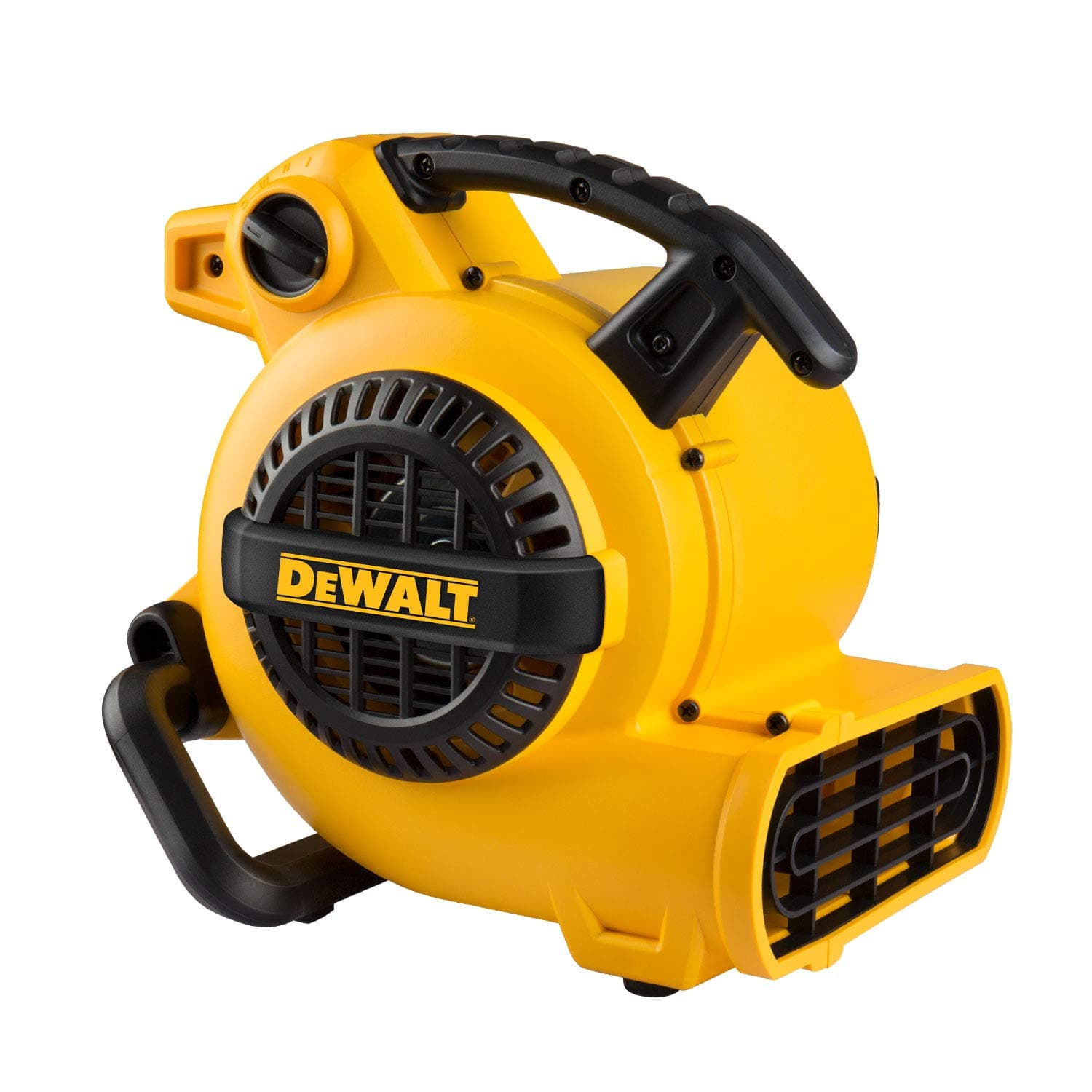 DEWALT Portable Air Mover, 276W 3 Speed Floor Fan, Utility Blower Fan | 1/5 HP 600 CFM Floor Dryer, 11 lbs Carpet Dryer, Floor Fan, for Janitorial, Home, Commercial Use, DXAM-2260