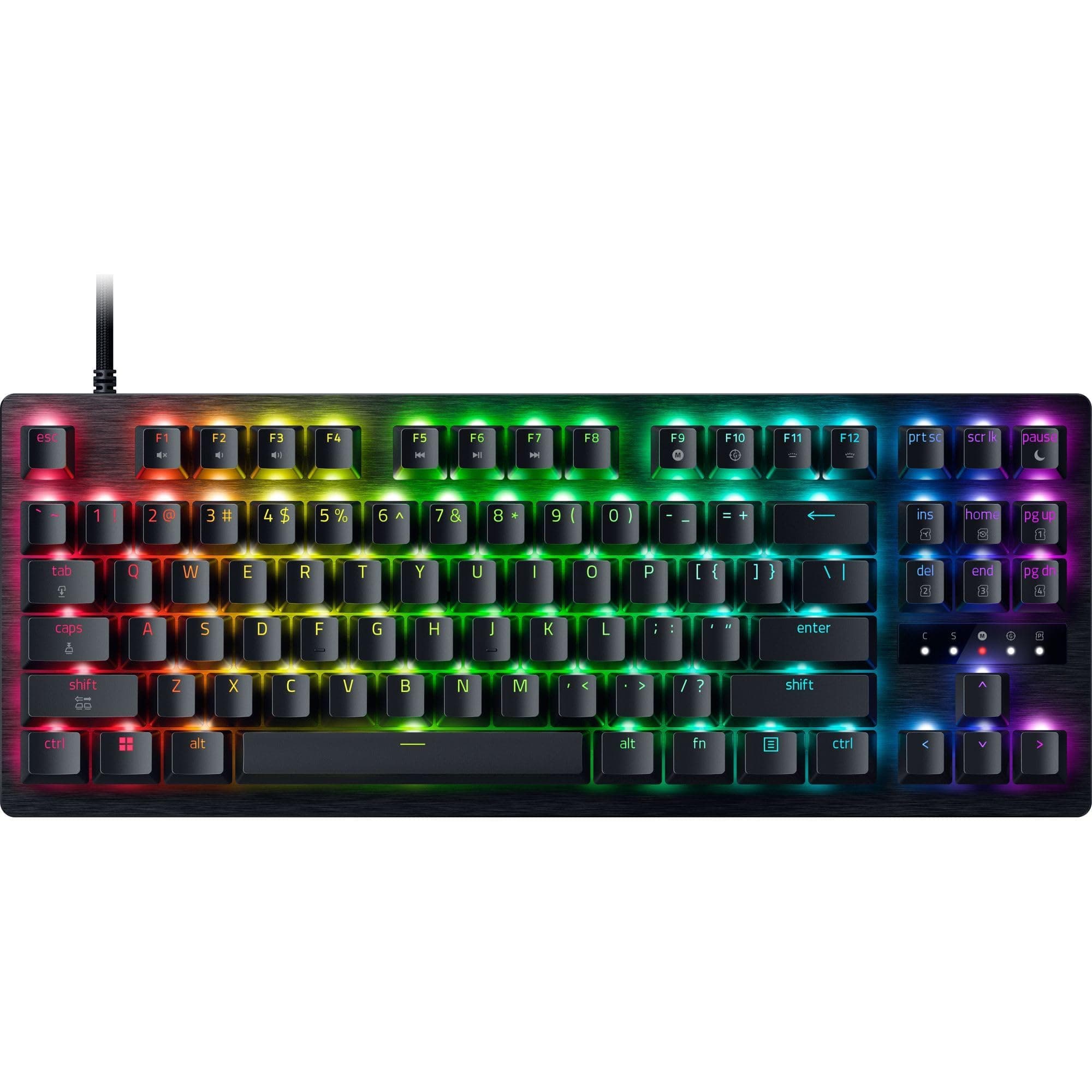 Razer Huntsman V3 TKL 8KHz Analog Optical Esports Gaming Keyboard, Black | Analog Optical Switches Gen 2 with Rapid Trigger, Adjustable Actuation, Snap Tap, PBT Keycaps, True 8000hz Polling Rate