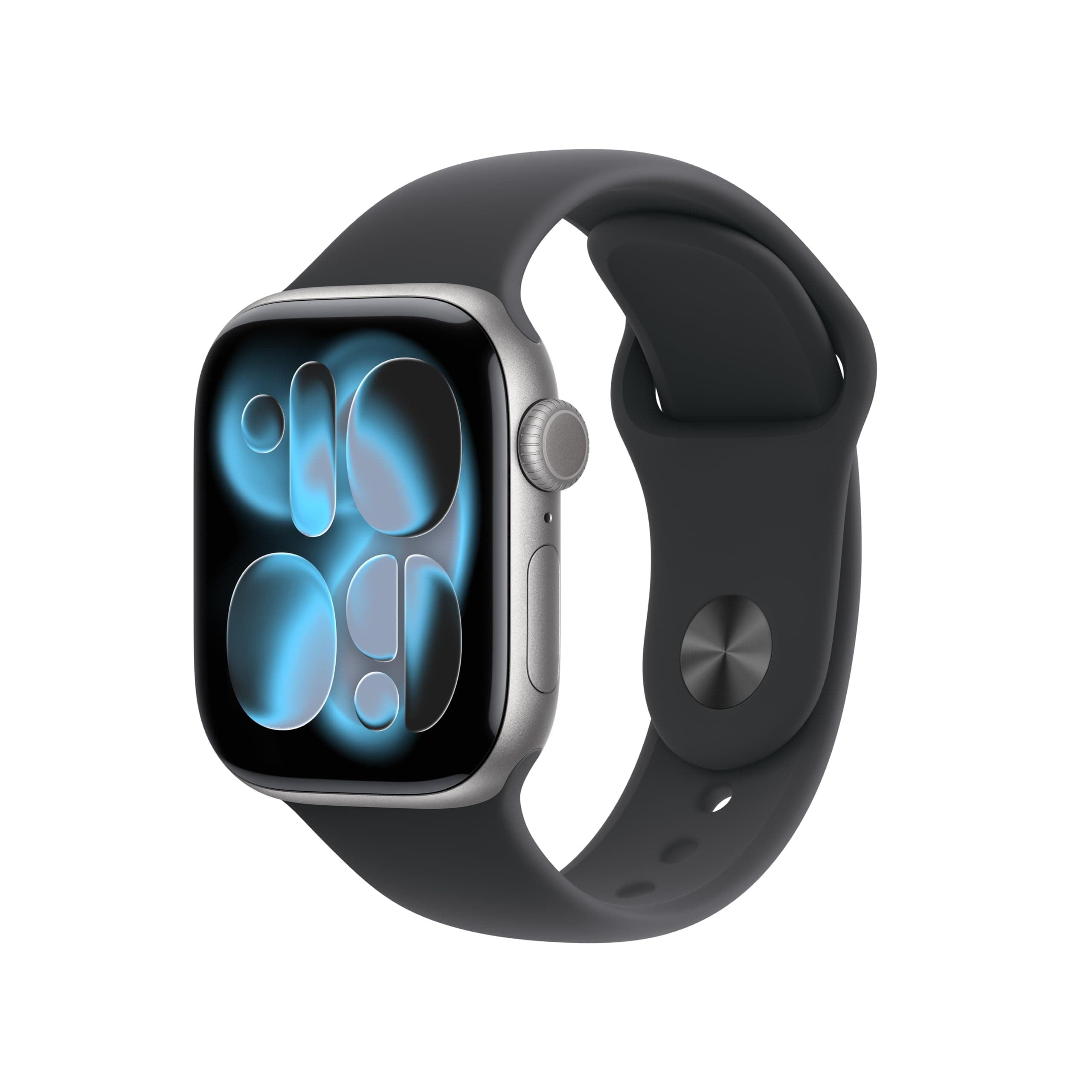 Apple Watch Series 11 [GPS + Cellular 42mm] Smartwatch with Space Gray Aluminum Case with Black Sport Band - S/M. Sleep Score, Fitness Tracker, Health Monitoring, Always-On Display, Water Resistant