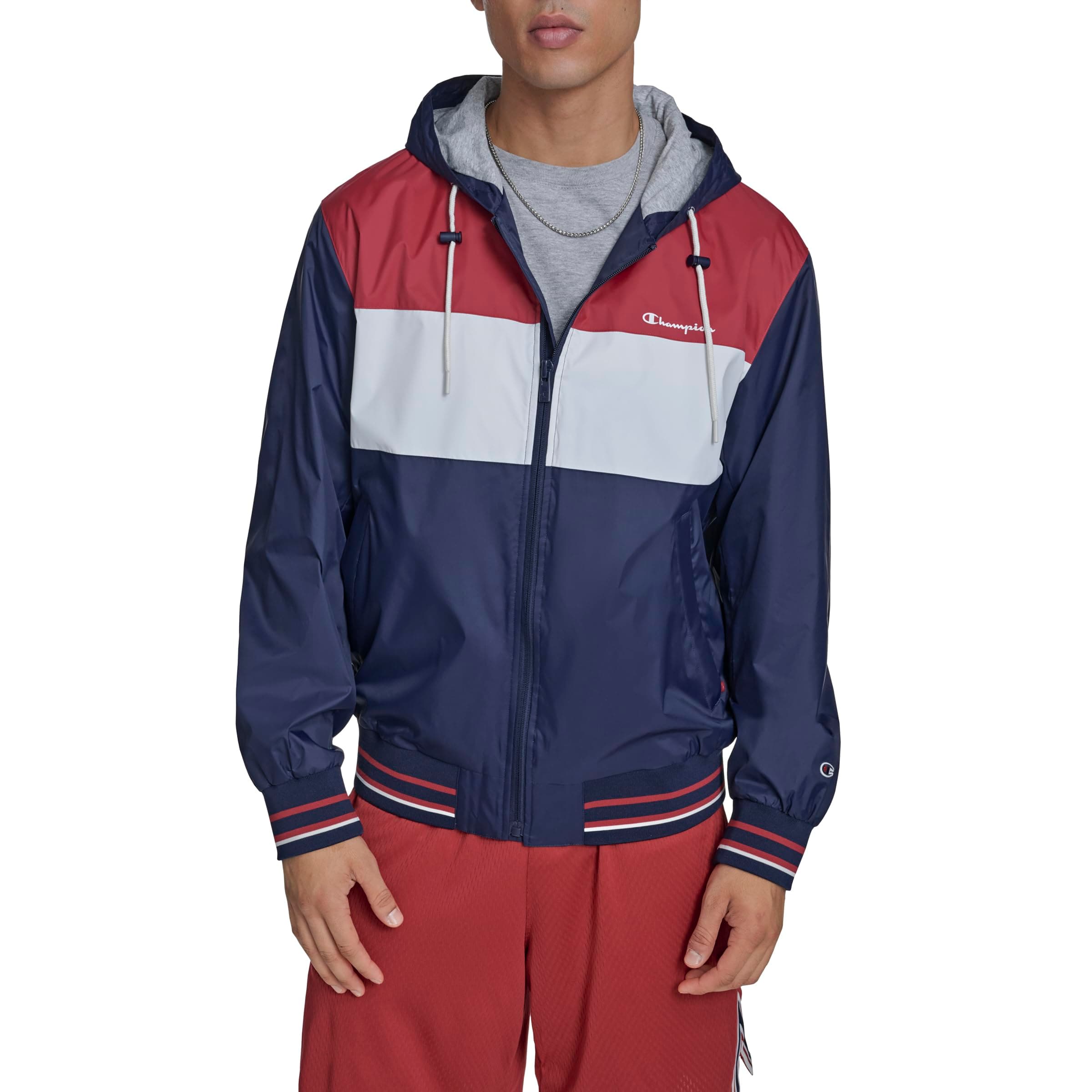 Champion Men's Retro Hooded Rain Jacket