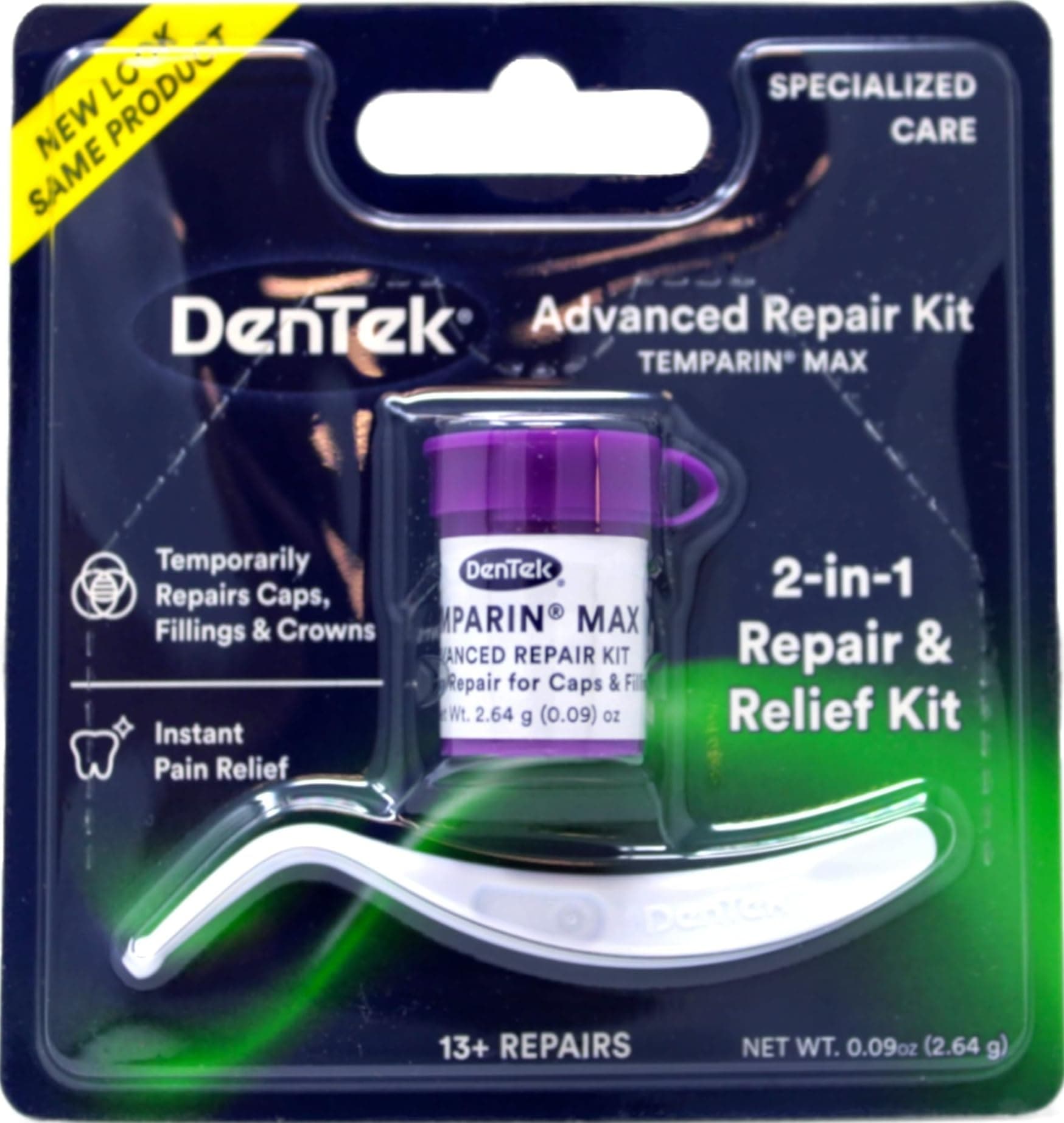 DenTek Temparin Max Advanced Dental Repair Kit, 13+ Repairs
