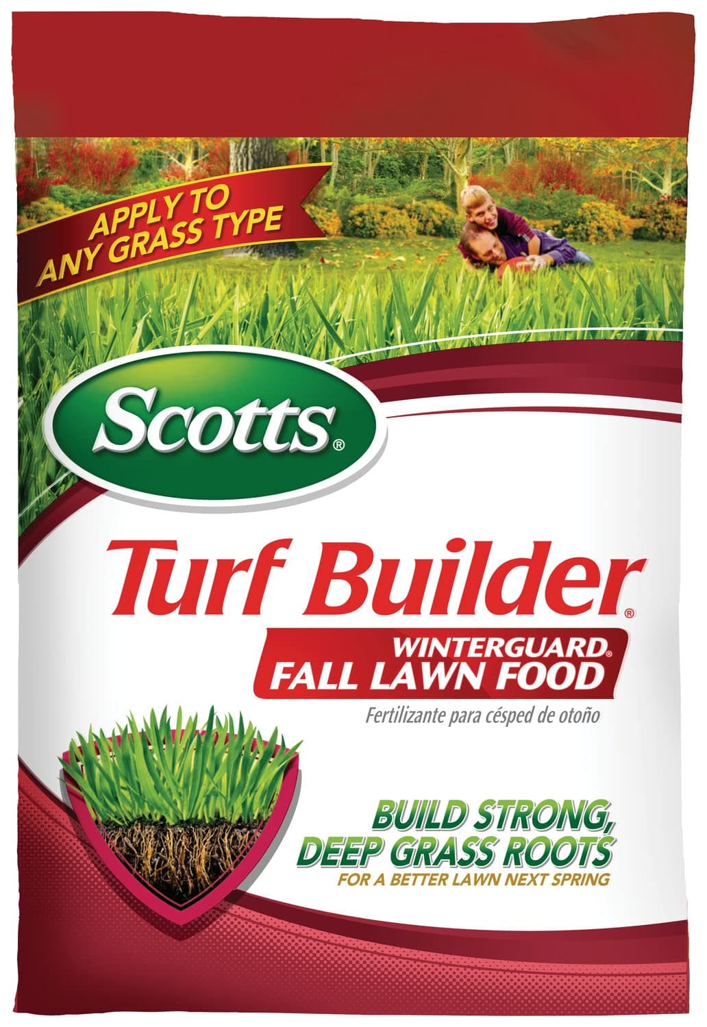 Scotts Turf Builder WinterGuard Fall Lawn Food, 10 lbs. | Lawn Fertilizer for All Grass Types, Covers 4,000 sq. ft., Autumn Lawn Care