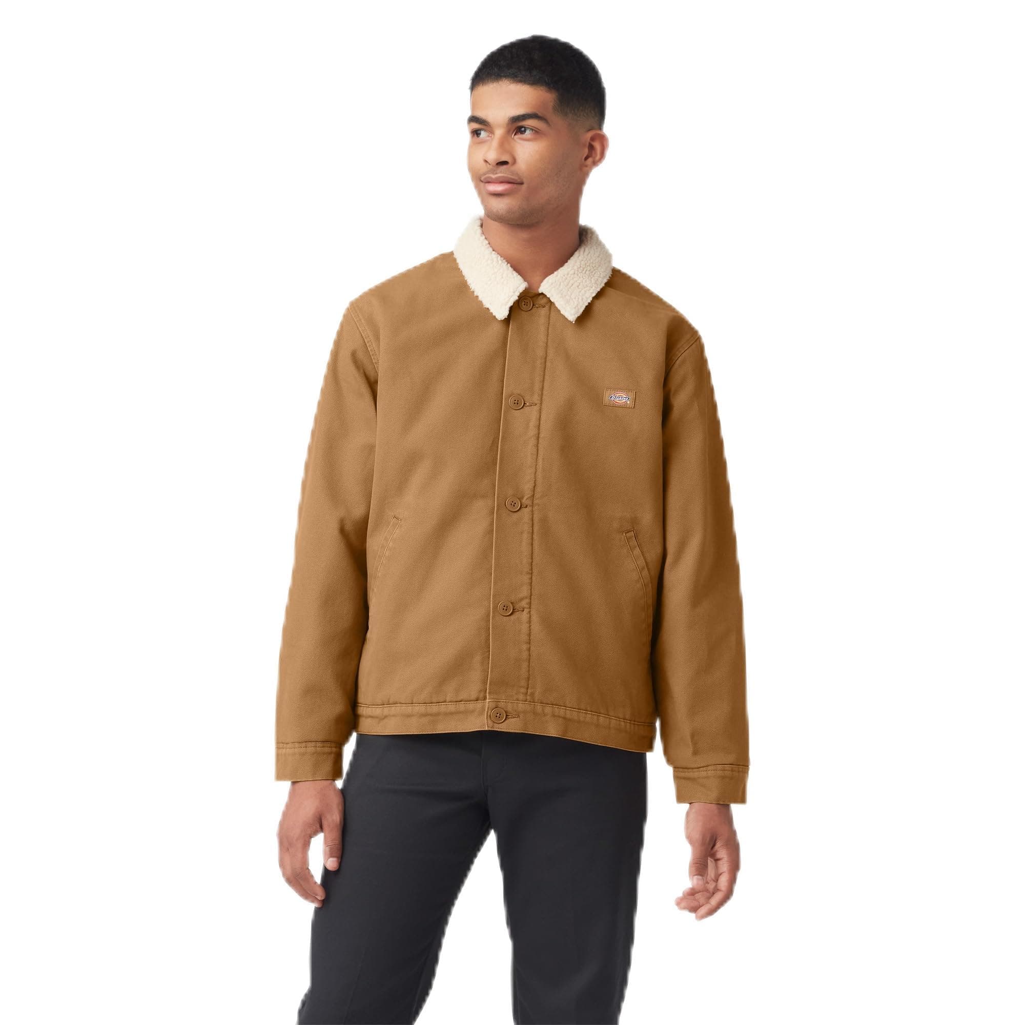 Dickies Men’s High Pile Fleece Lined Duck Canvas Jacket