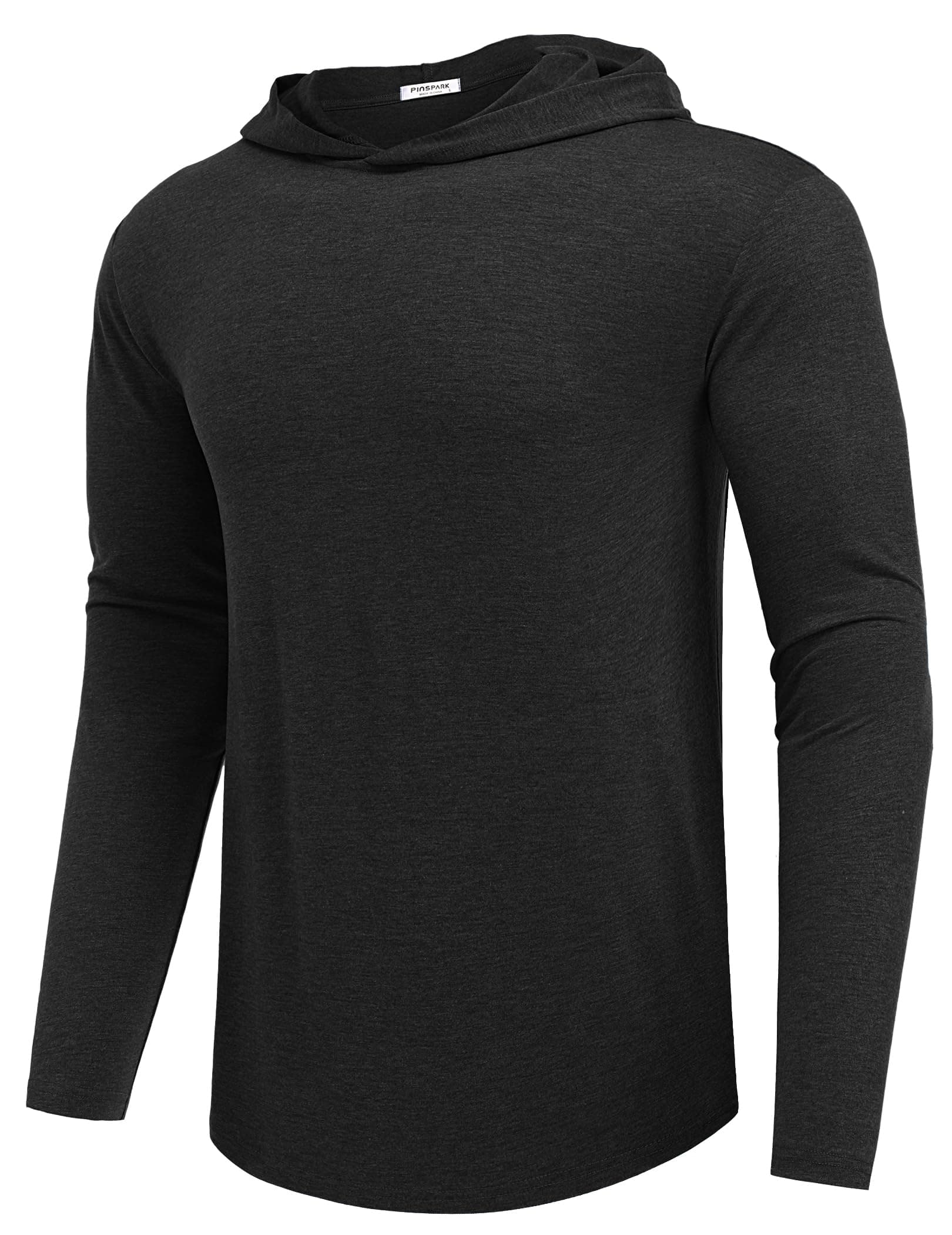 PINSPARK Men's Lightweight Pullover Hoodie Long Sleeve Sweatshirt | Athletic performance for golf, gym, daily workout & activewear