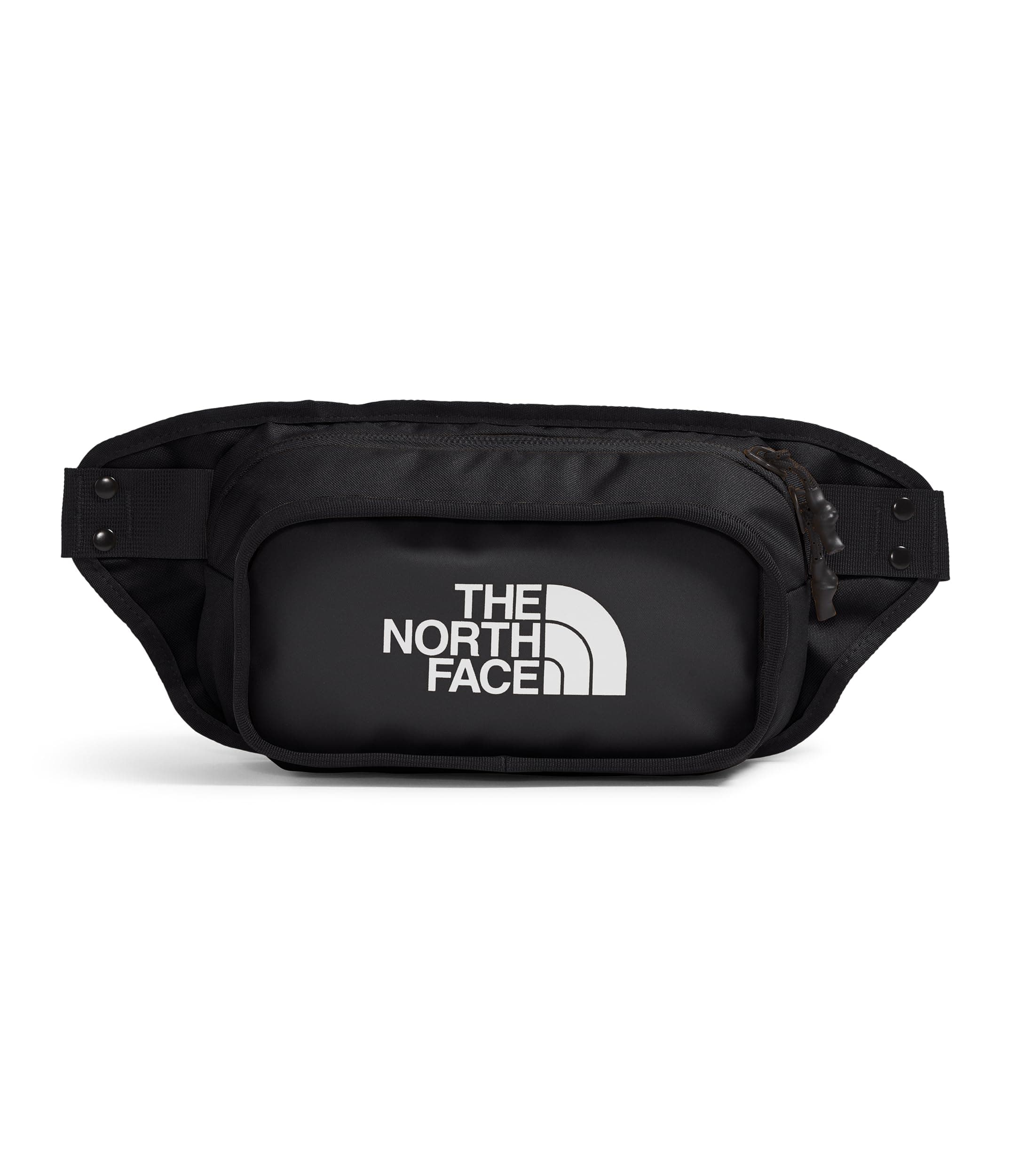 THE NORTH FACE Explore Hip Fanny Pack, TNF Black/TNF White-NPF, One Size | Crossbody Sling with Water Repellent Finish, 3 Liters, Adjustable Strap