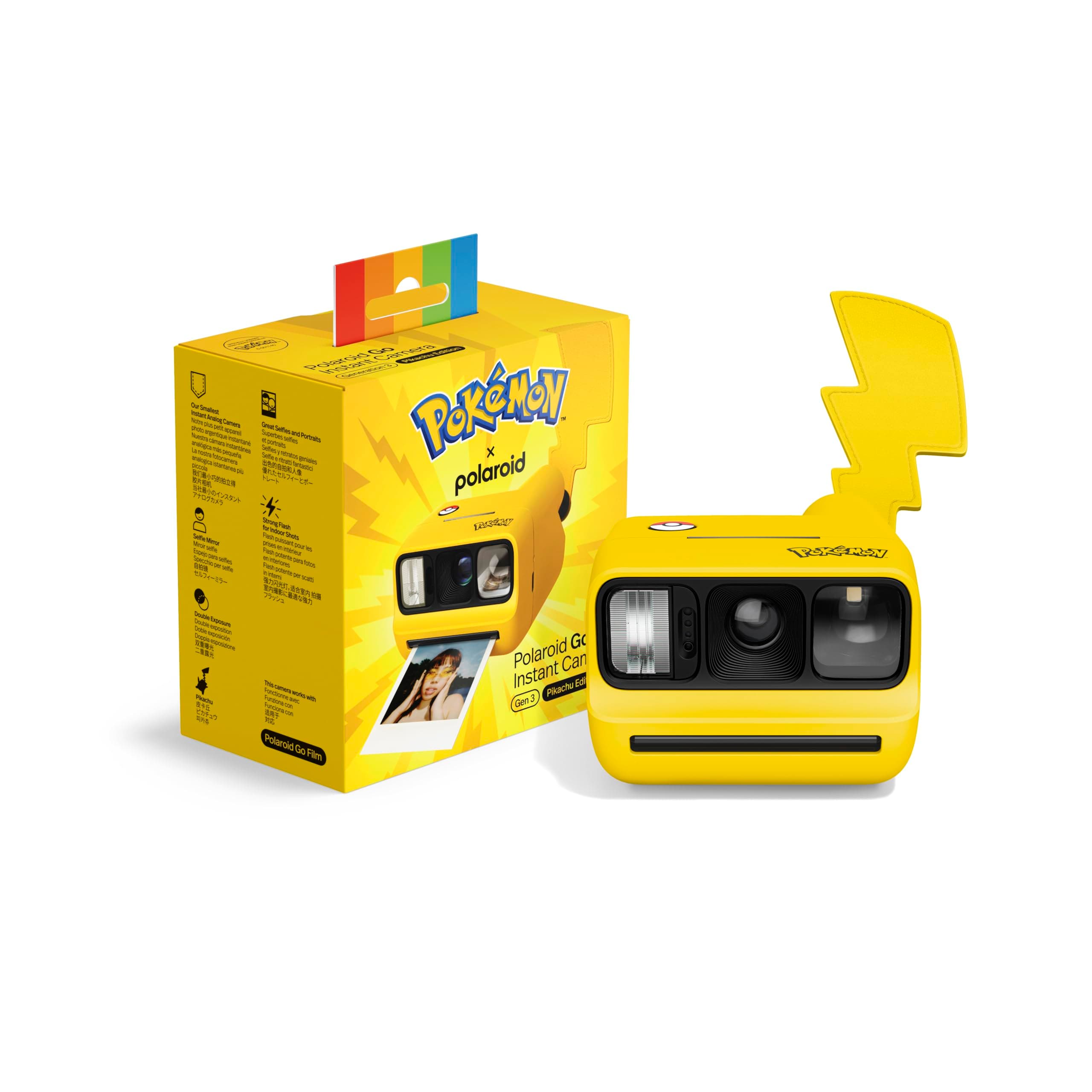 Polaroid Go Gen3 Mini Instant Camera - Pokémon Pikachu Edition (9209)