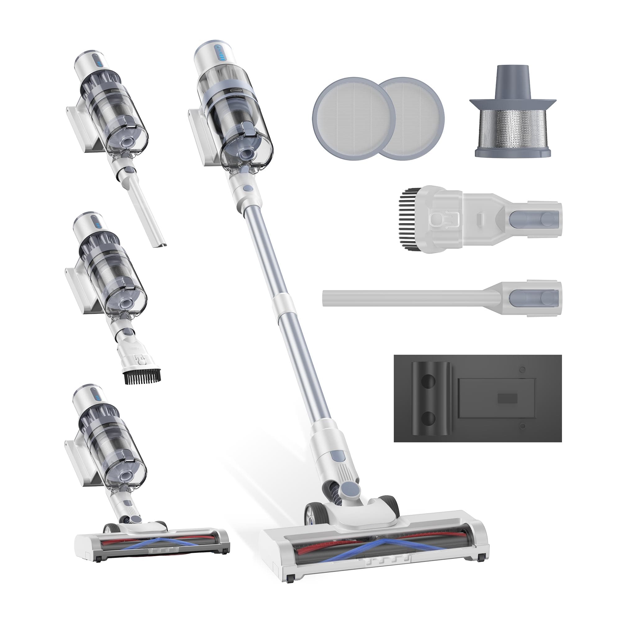 Stick Vacuum Cleaners, Lightweight cordless Vacuum Cleaner for Home | 45KPA Up to 35Mins Runtime, with Powerful Suction for Carpets, Pet Hair, Rechargeable Vacuum, Hardwood Floors