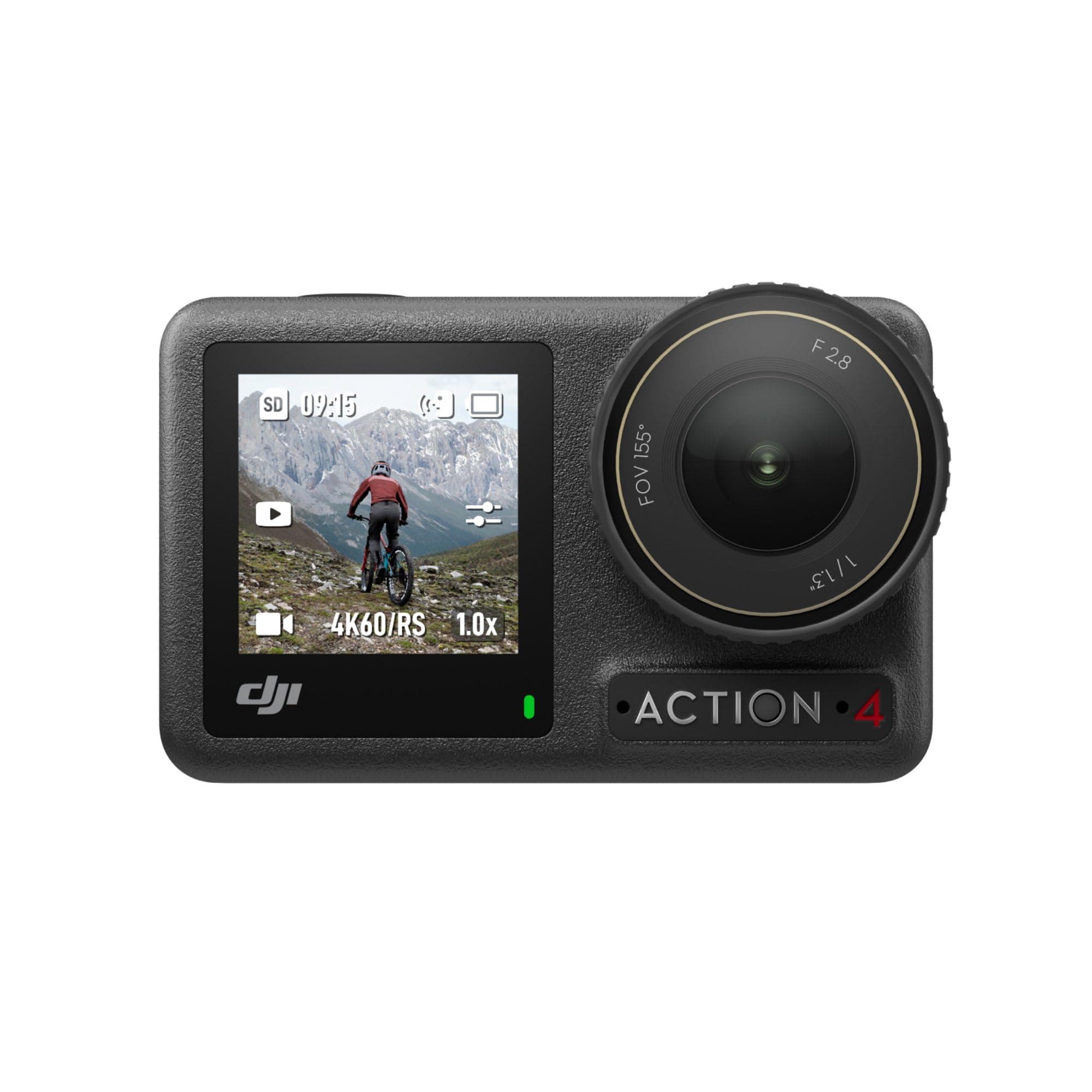 DJI Osmo Action 4 Standard Combo, Waterproof Action Camera Vlogging Camera | 1/1.3" Sensor, 4K/120fps Video, Stunning Low-Light Imaging, 10-bit & D-Log M Color Performance, Long-Lasting 160 Mins