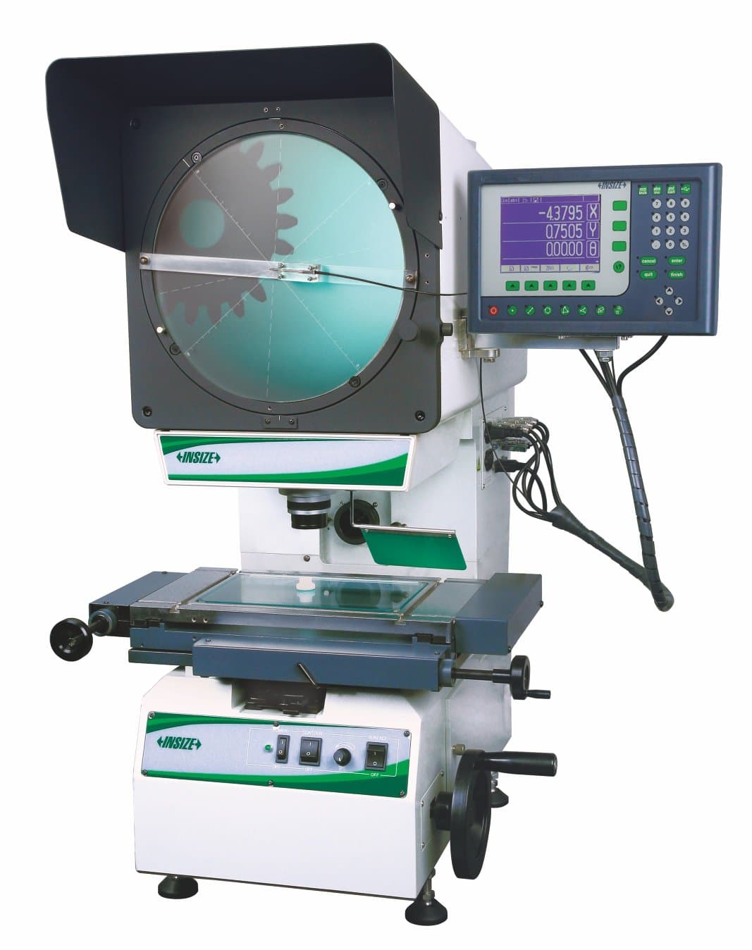 INSIZE ISP-A5000E Profile Projector, 12" Diameter with Edge Detector