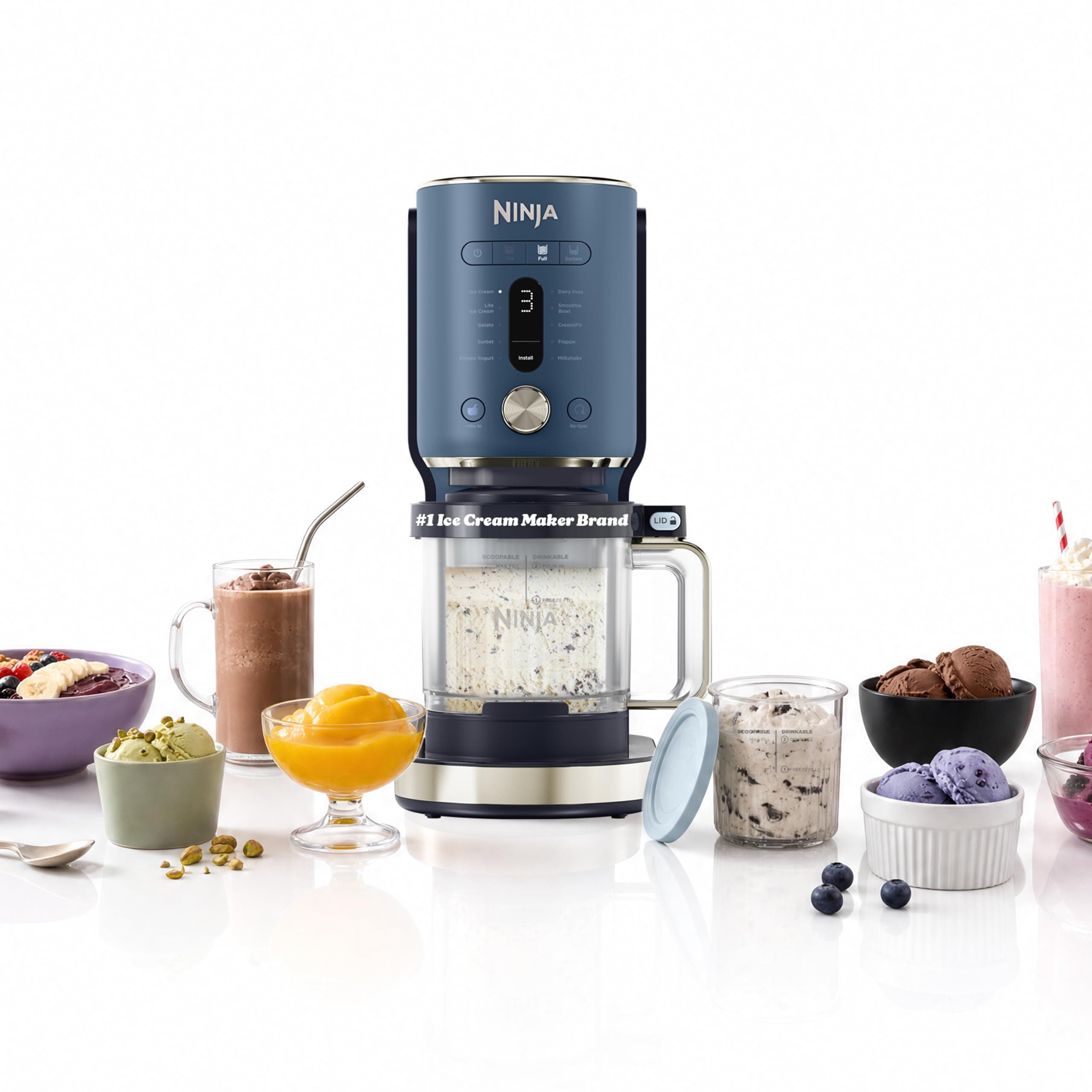 Ninja Creami XL 11-in-1 Ice Cream Maker with XL Capacity, NC601 | Ninja Creami XL turns almost anything into ice cream, sorbet and yogurt, with XL tubs, ingredient and flavor control.