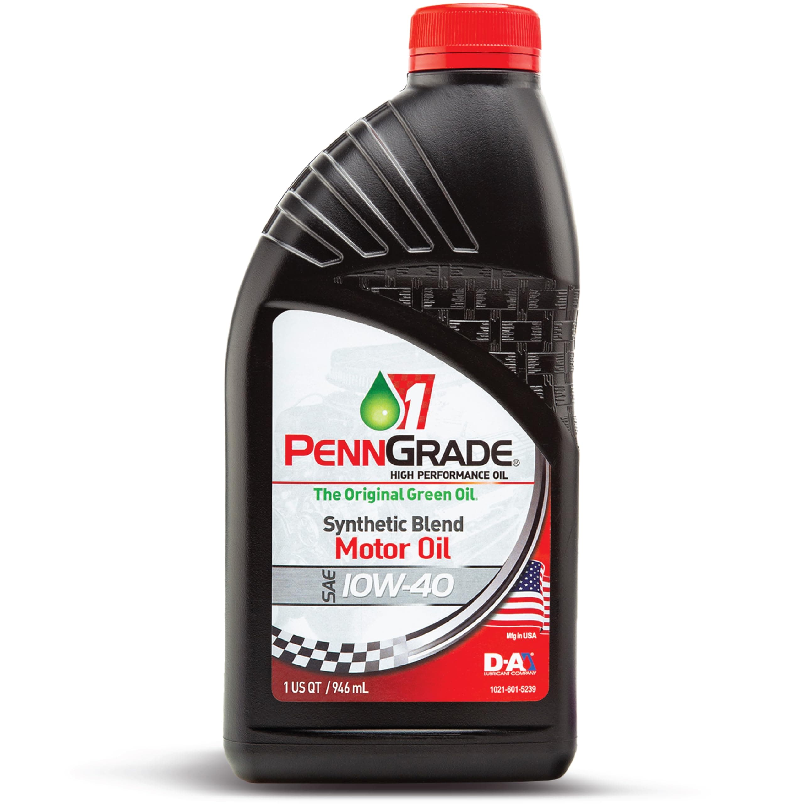 PENN GRADE 1, 71446, Synthetic Blend High Performance Oil SAE 10W-40, 1 Quart (12 Pack)