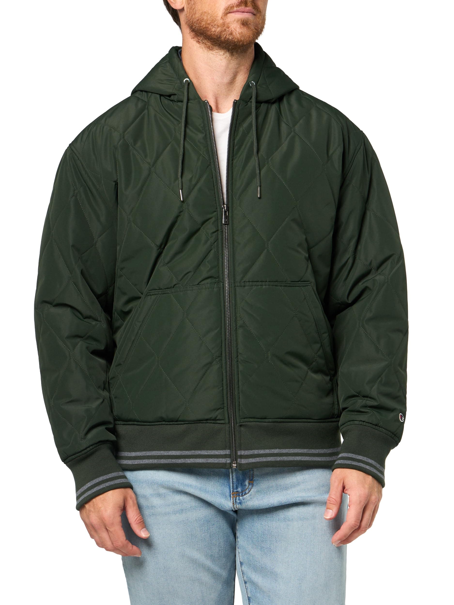 Champion Men's Diamond Quilted Varsity Hoody