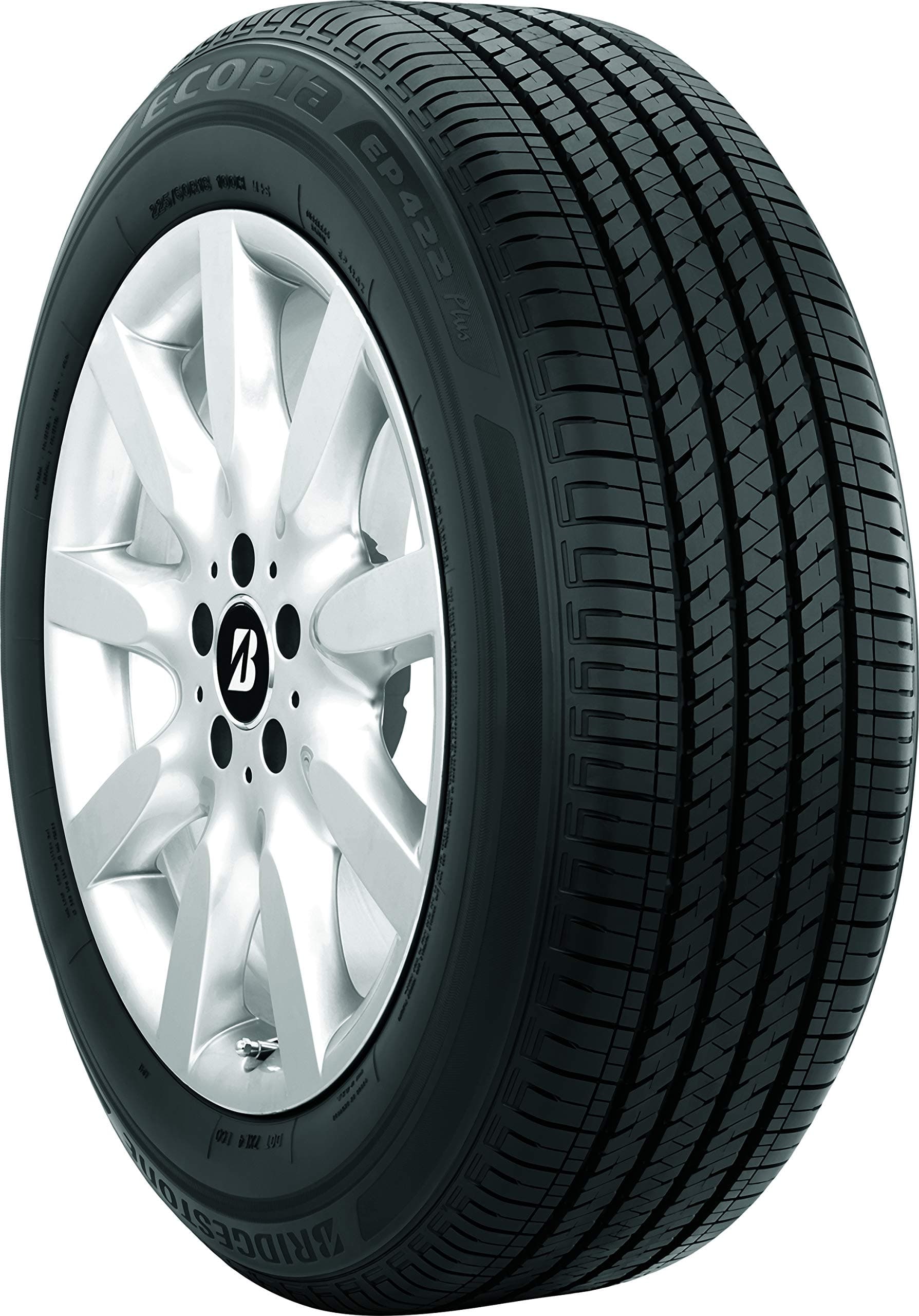 Bridgestone Ecopia EP422 Plus All-Season Touring Tire 195/60R15 88 H | Passenger Touring All Season Traction 88H Rated Standard Load Radial Construction Black Sidewall Tire