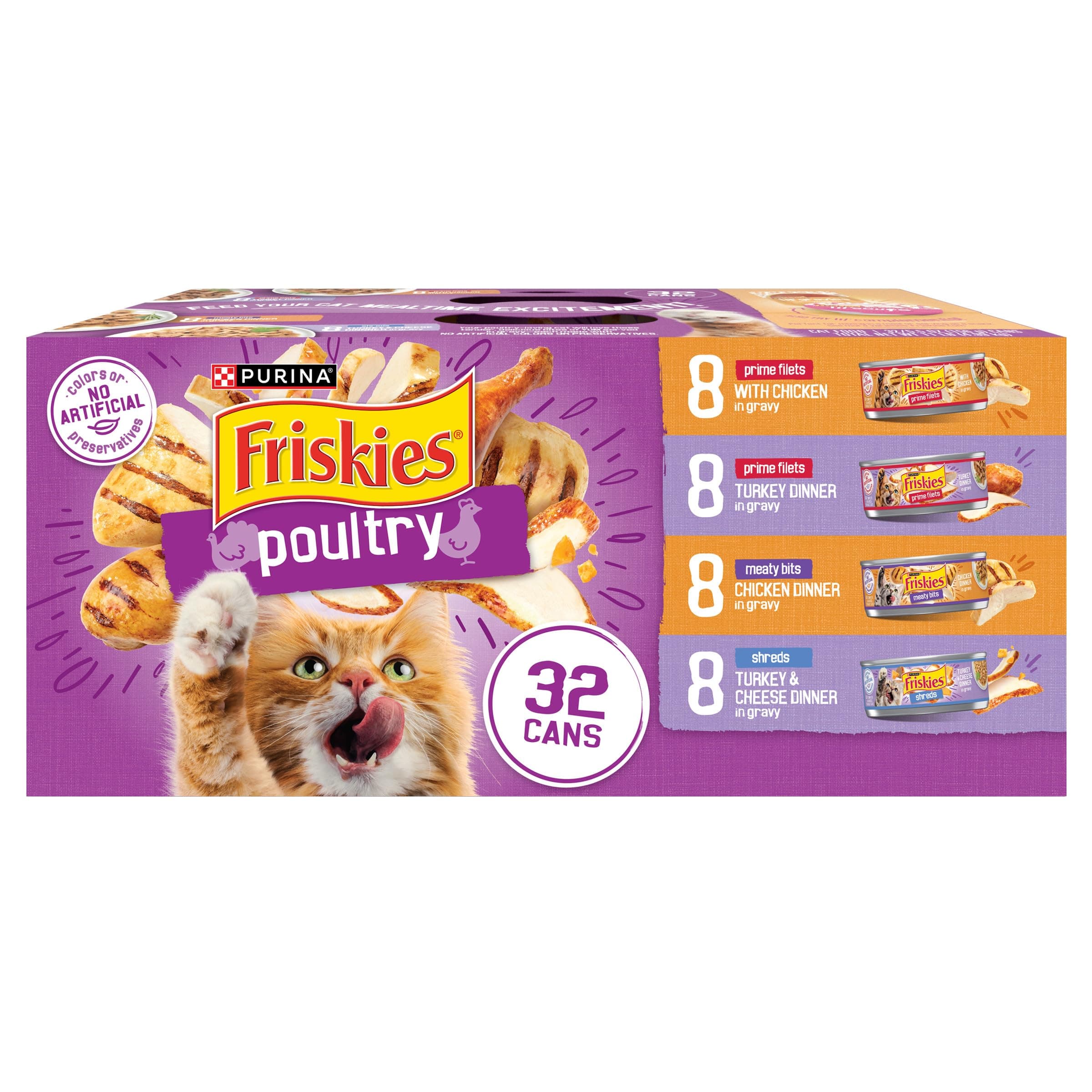 Friskies Purina Poultry Variety Pack, 11 lb