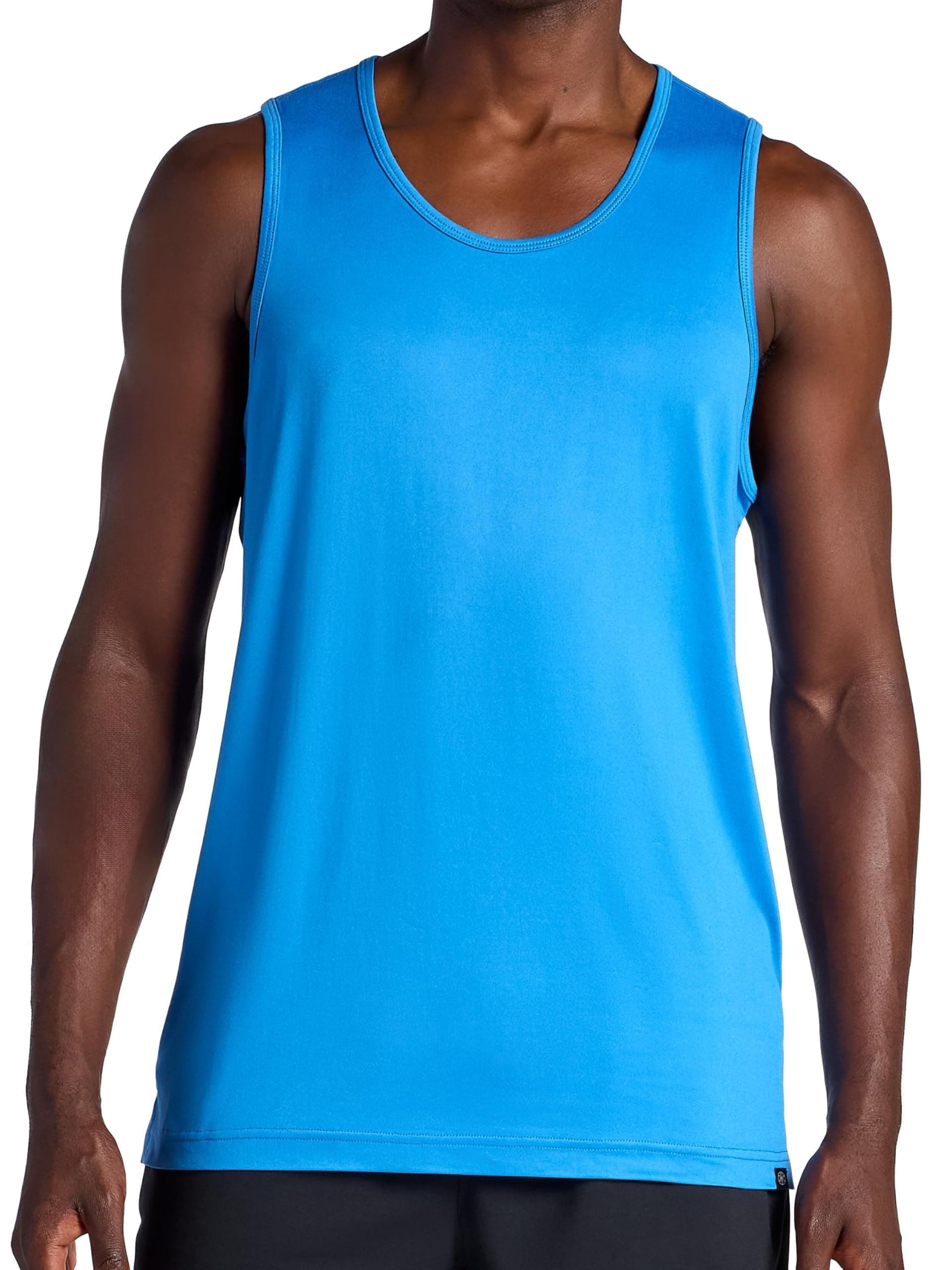 Gaiam Men's Everyday Basic Tank Top, Standard Fit, Stretch Midweight Jersey Material