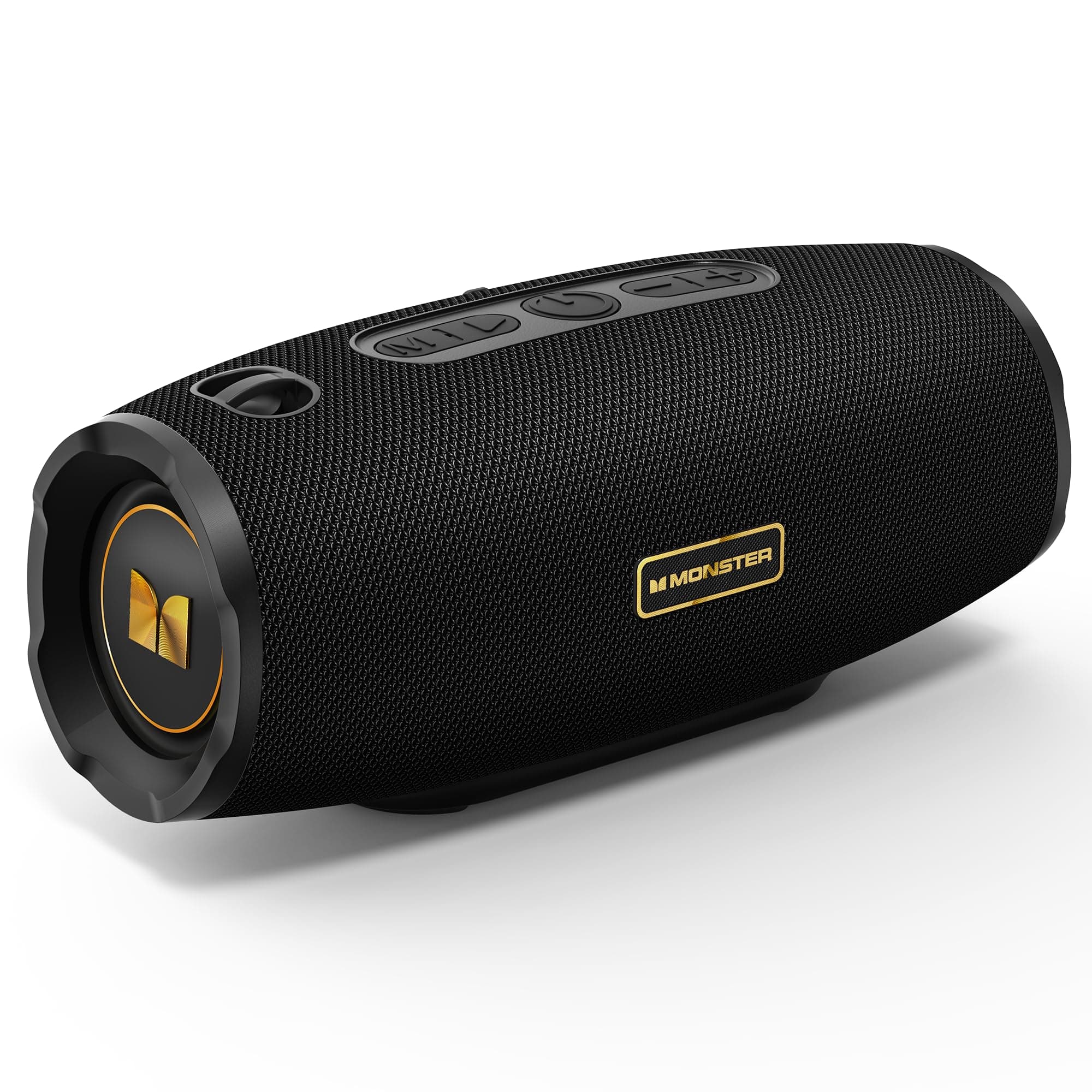 Monster S380 Bluetooth Speaker, Portable Speaker with 40W Stereo Sound, Bluetooth 6.0, 20H Playtime, Support AUX/TF Card, IPX6 Waterproof Wireless Speaker for Home Outdoor